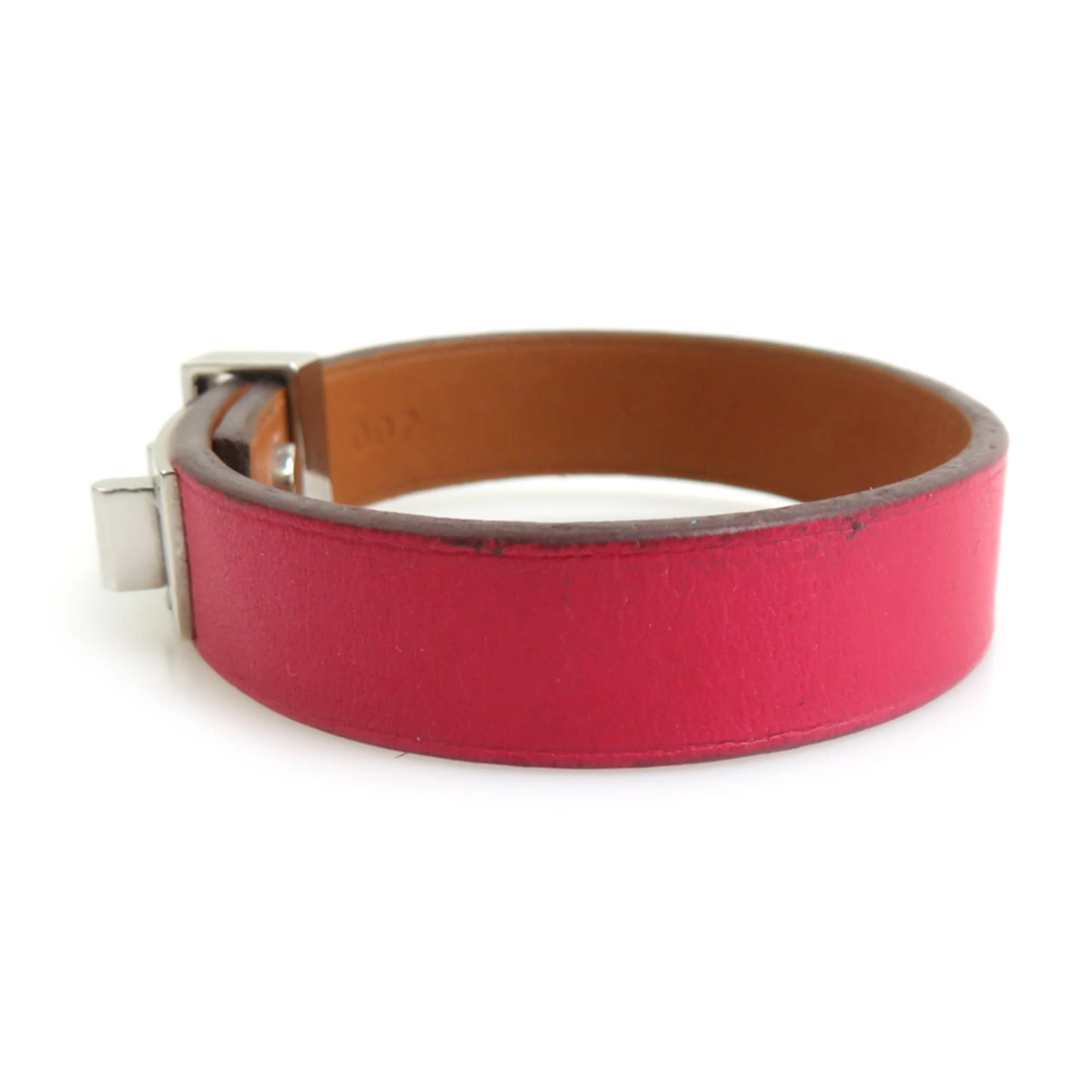 Mini Dog Bracelet Leather and Metal Silver - Image 2