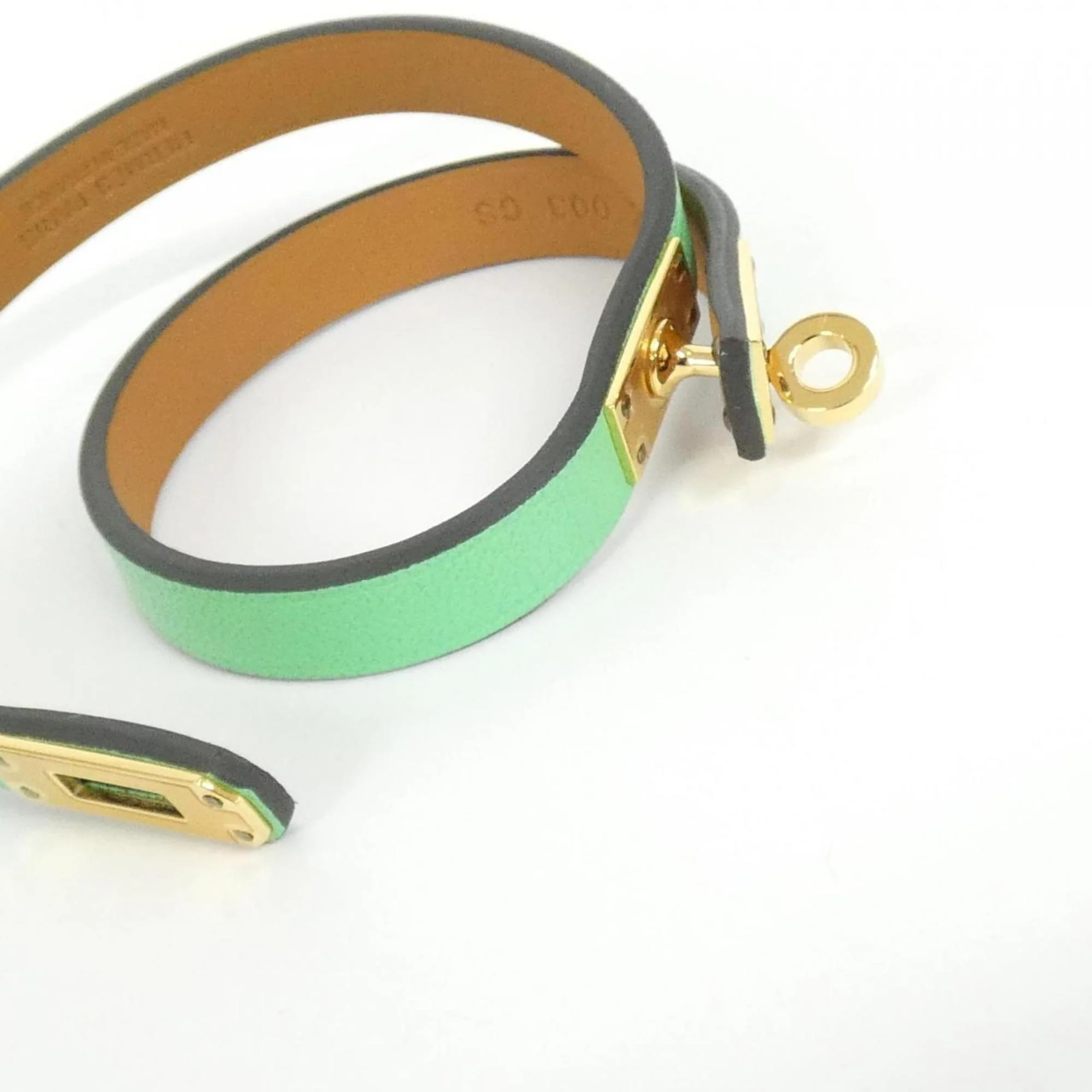 Mini Kelly Double Tour Bracelet Green - Image 4