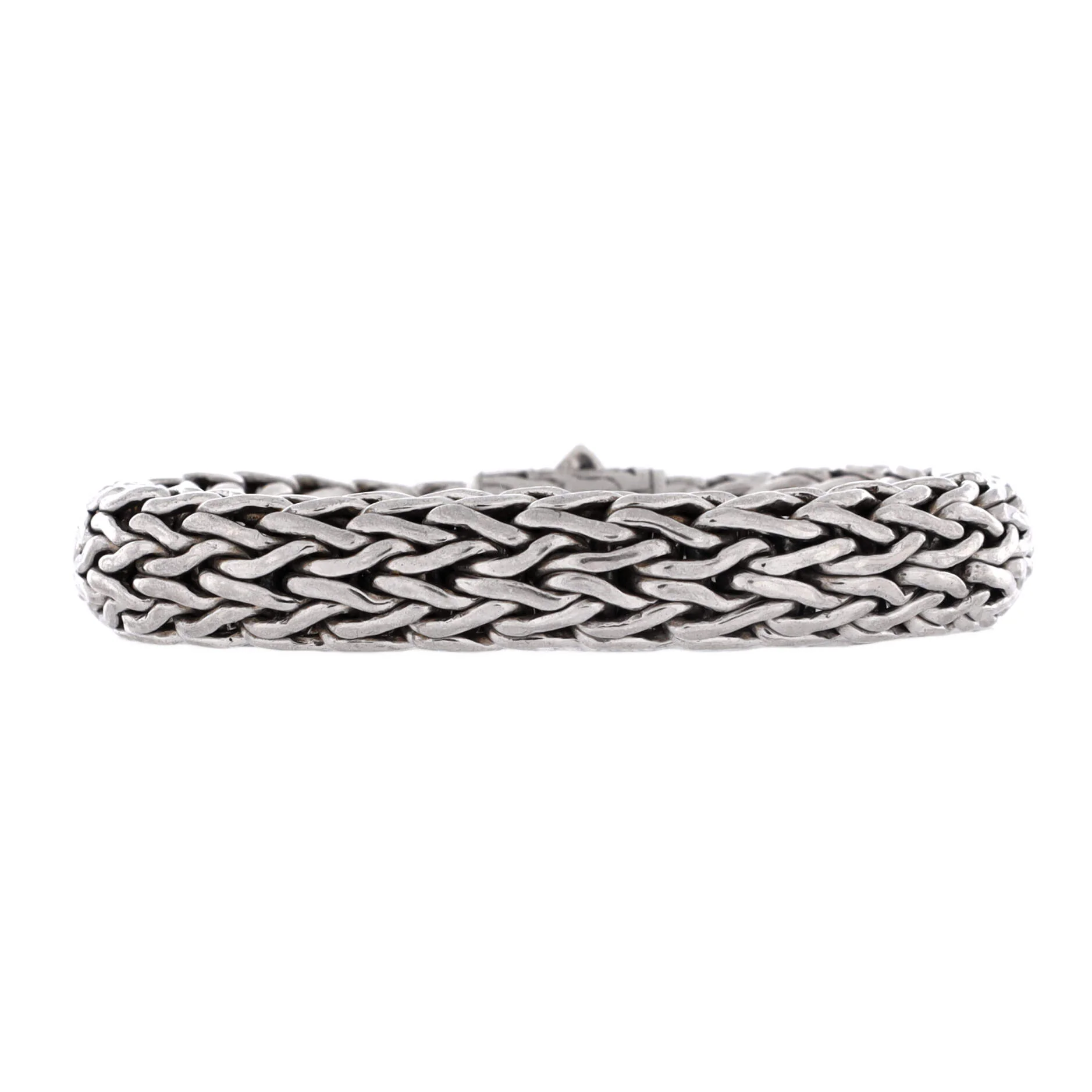 Classic Chain Bracelet Sterling Silver with Black Sapphires 11mm - Image 3