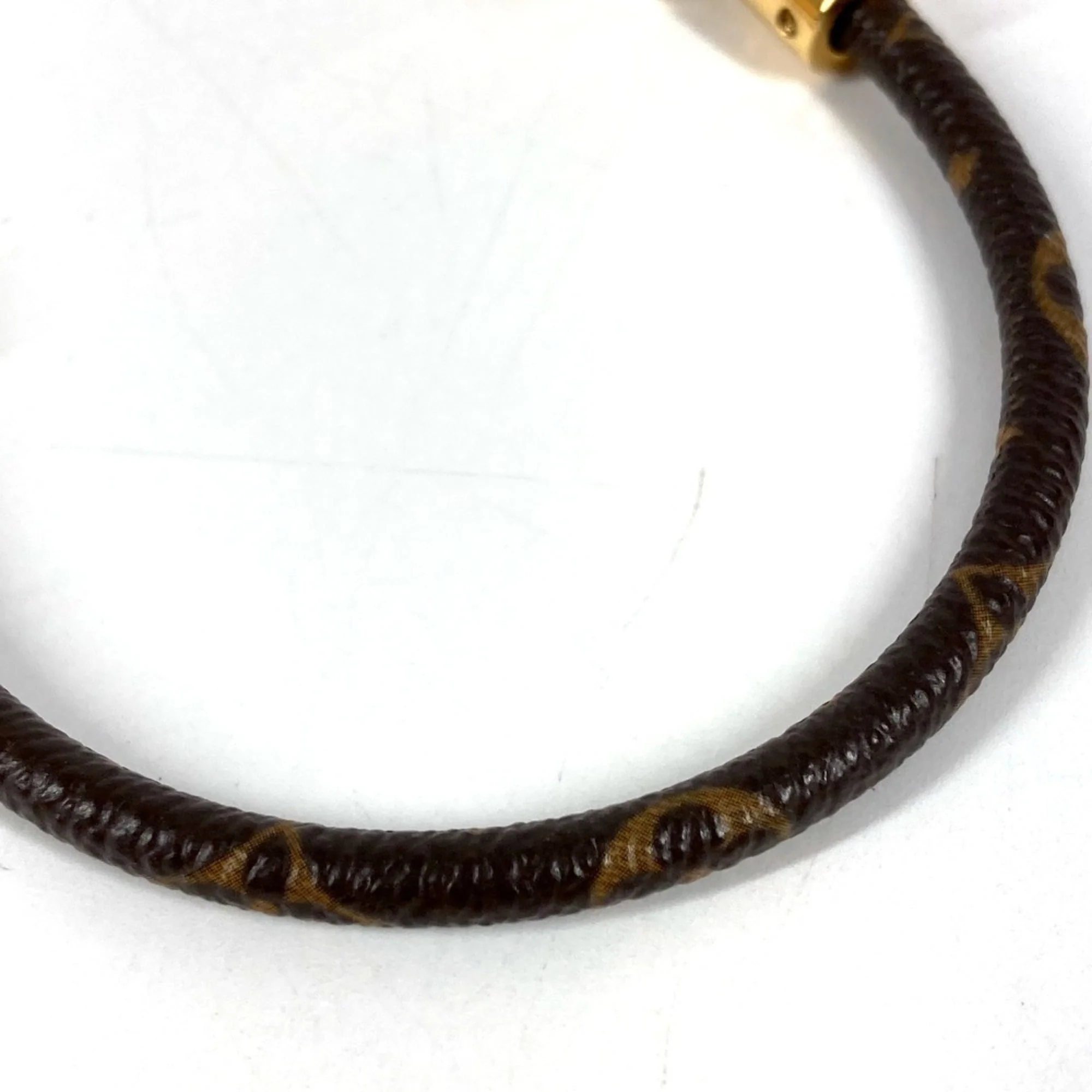 Bracelet Canvas and Monogram Brown - Image 4