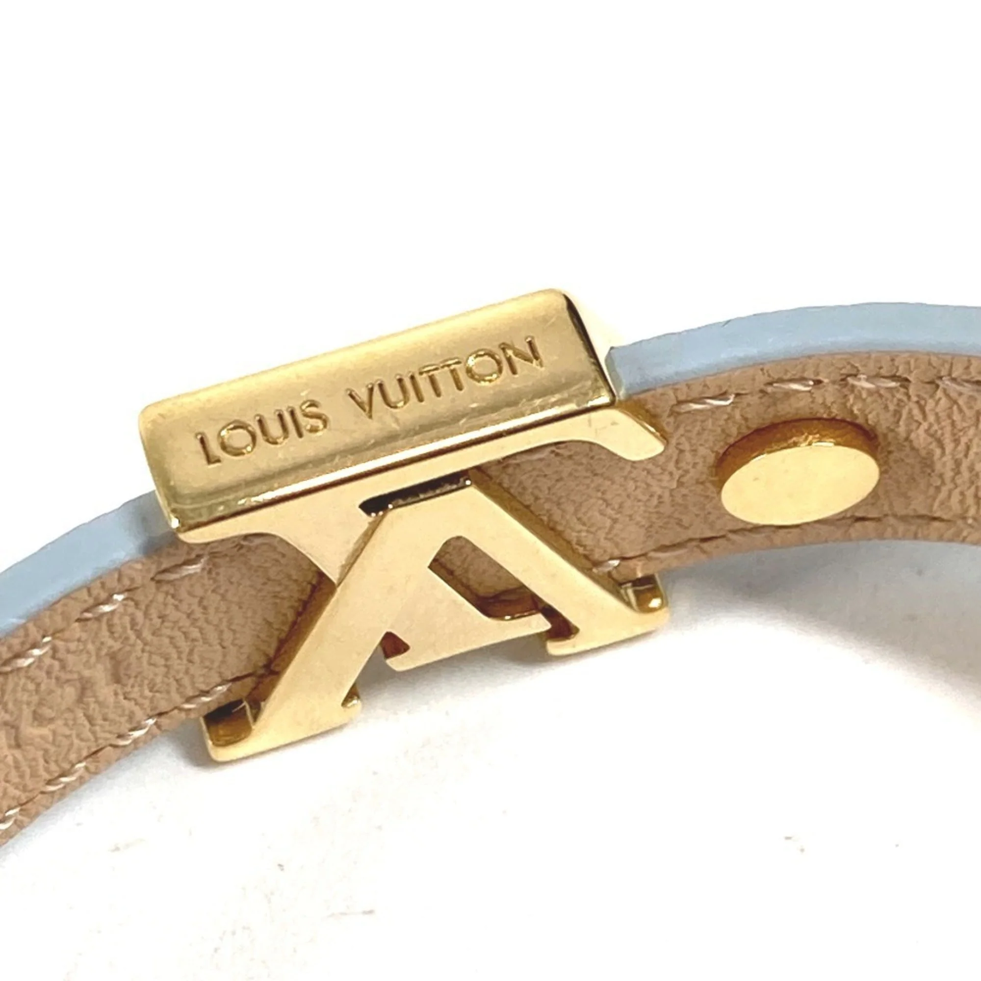 Bracelet Leather Light Blue - Image 5