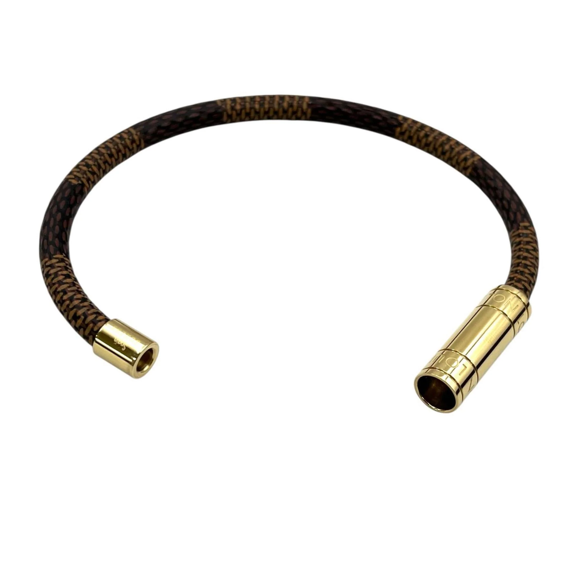 Charm Bracelet Damier Canvas Brown - Image 6