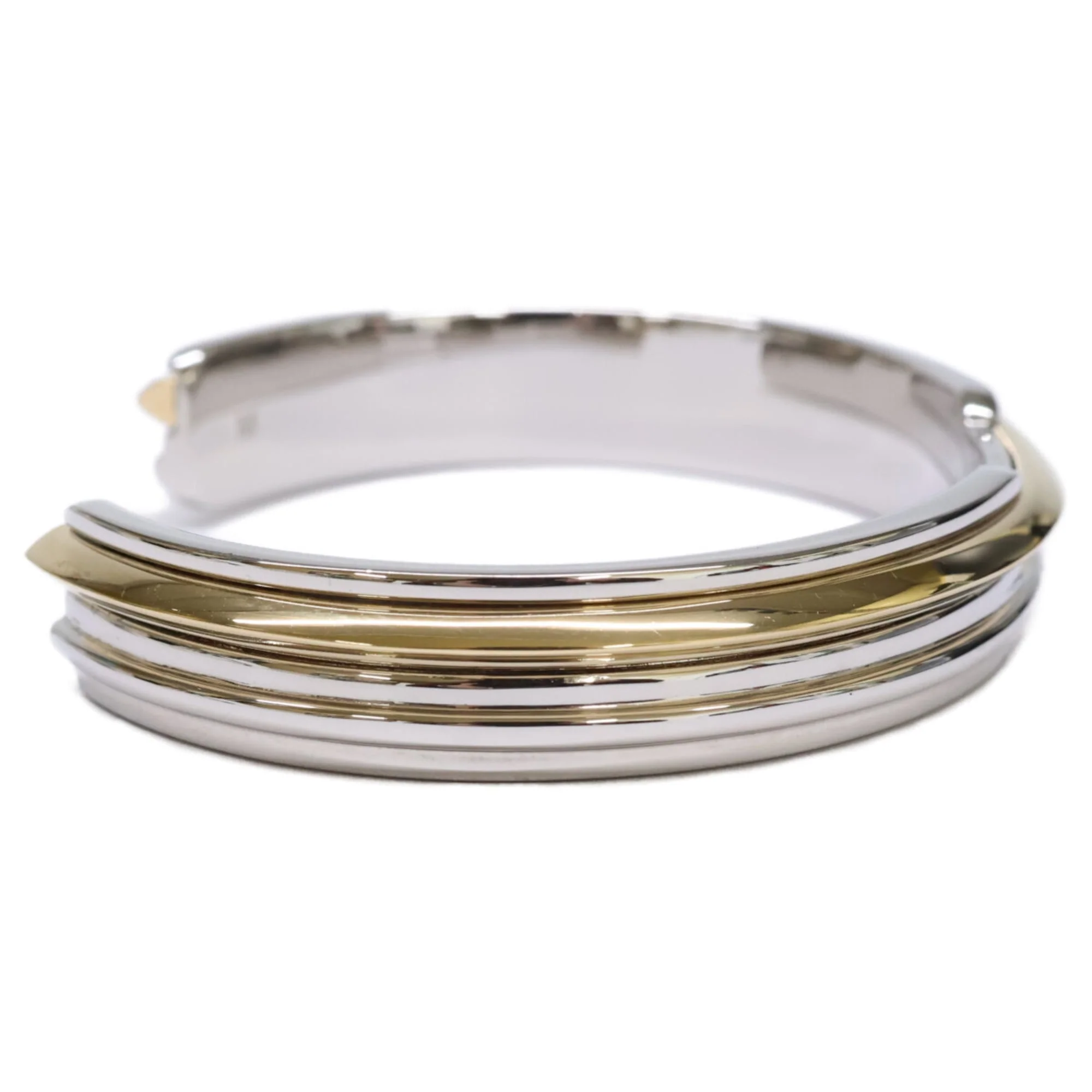 Bangle Gold and Silver Metal Bracelet - Image 4