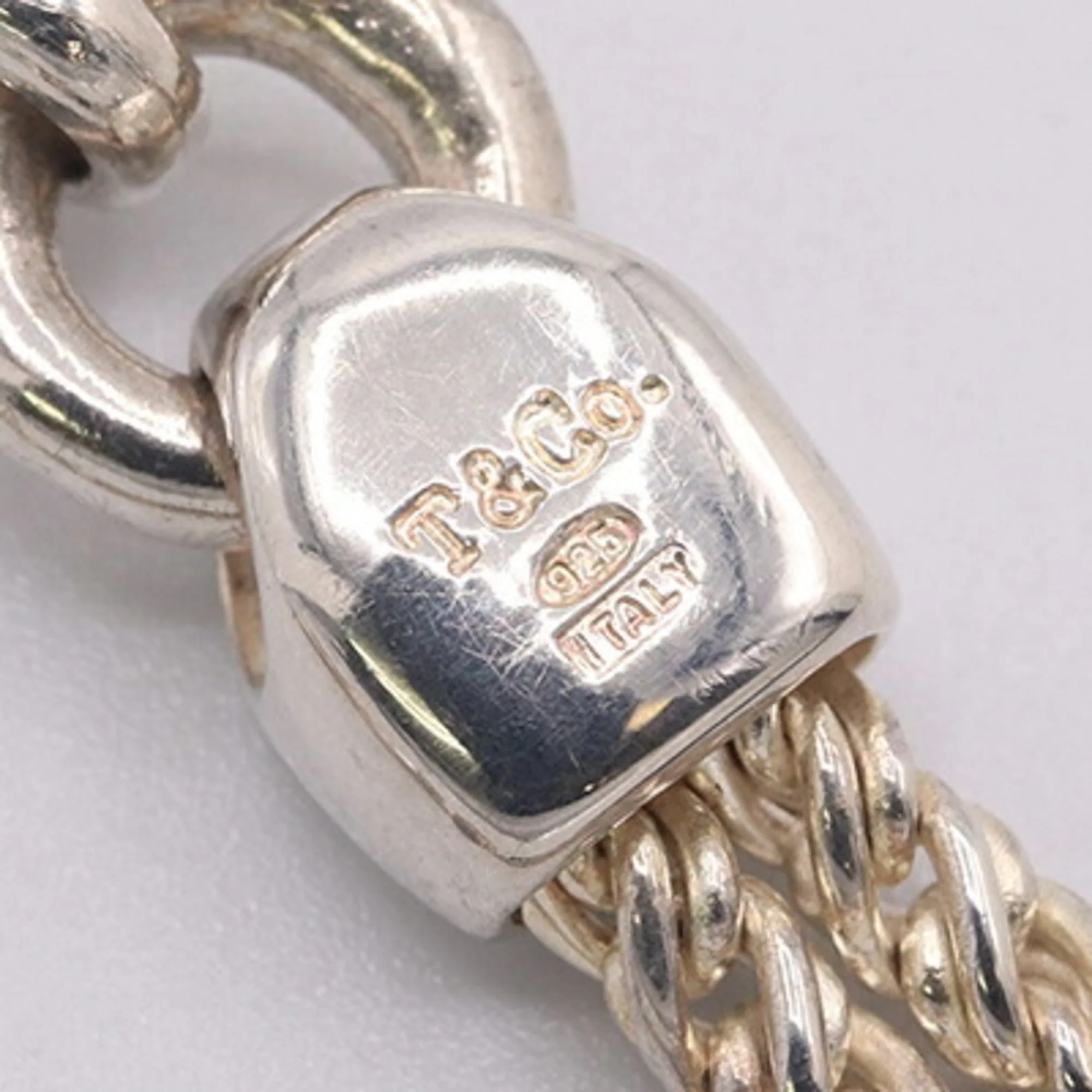 Center Knot Double Rope Bracelet Sterling Silver - Image 4