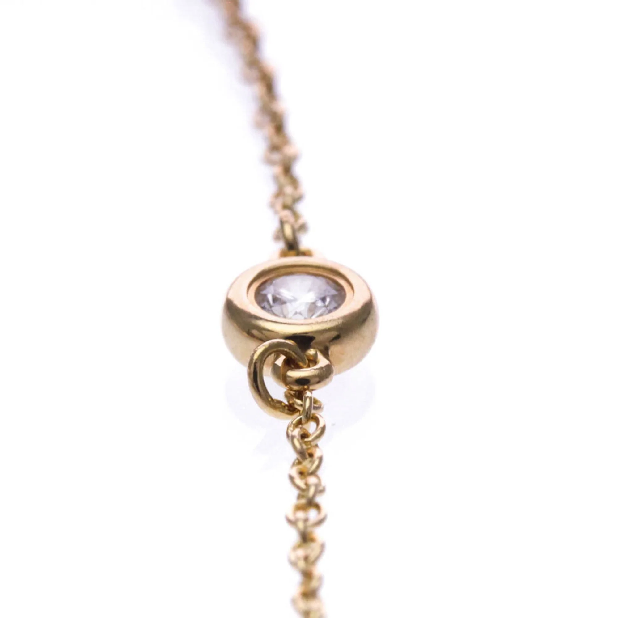 Elsa Peretti Diamonds By The Yard Pendant Necklace 18K Rose Gold and Diamond - Image 3