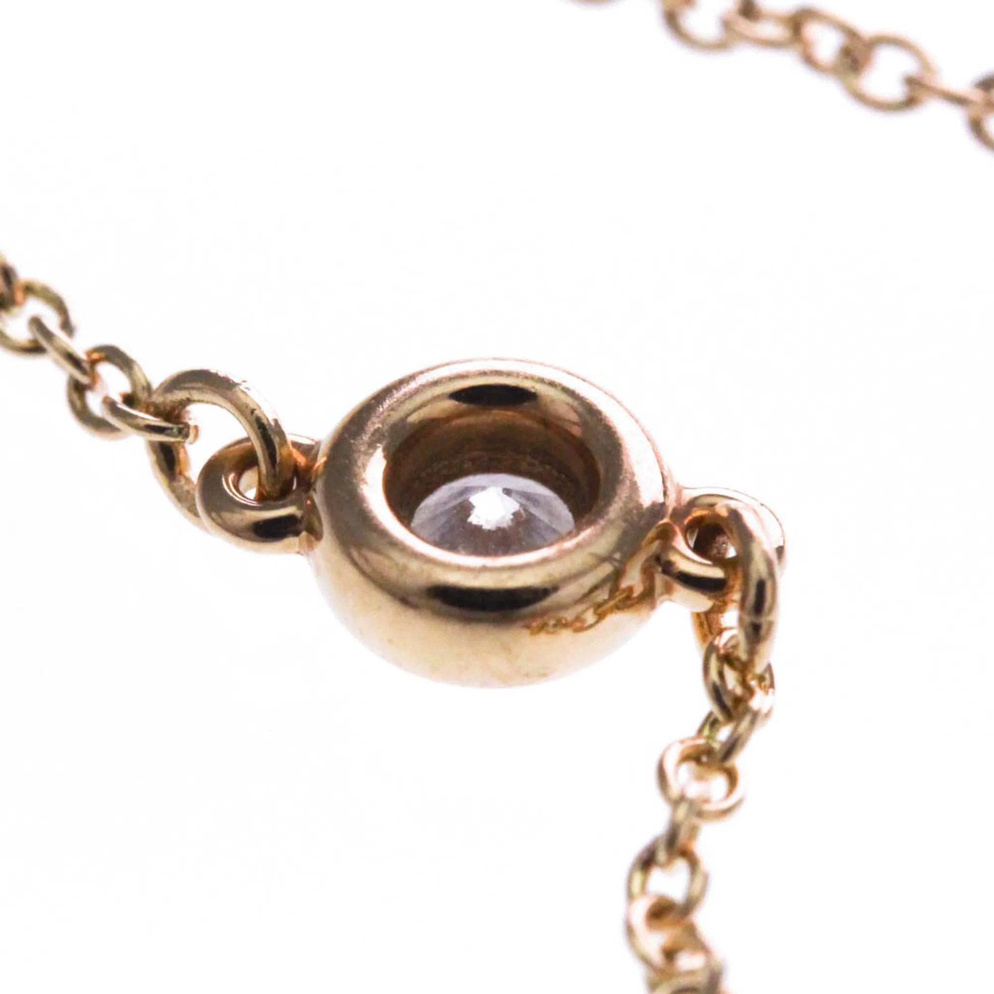 Elsa Peretti Diamonds By The Yard Pendant Necklace 18K Rose Gold and Diamond - Image 7