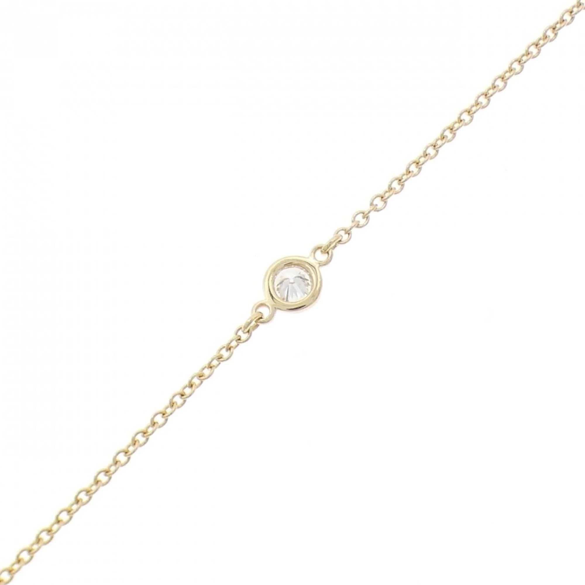 Elsa Peretti Diamonds By The Yard Pendant Necklace 18K Yellow Gold and Diamond - Image 2