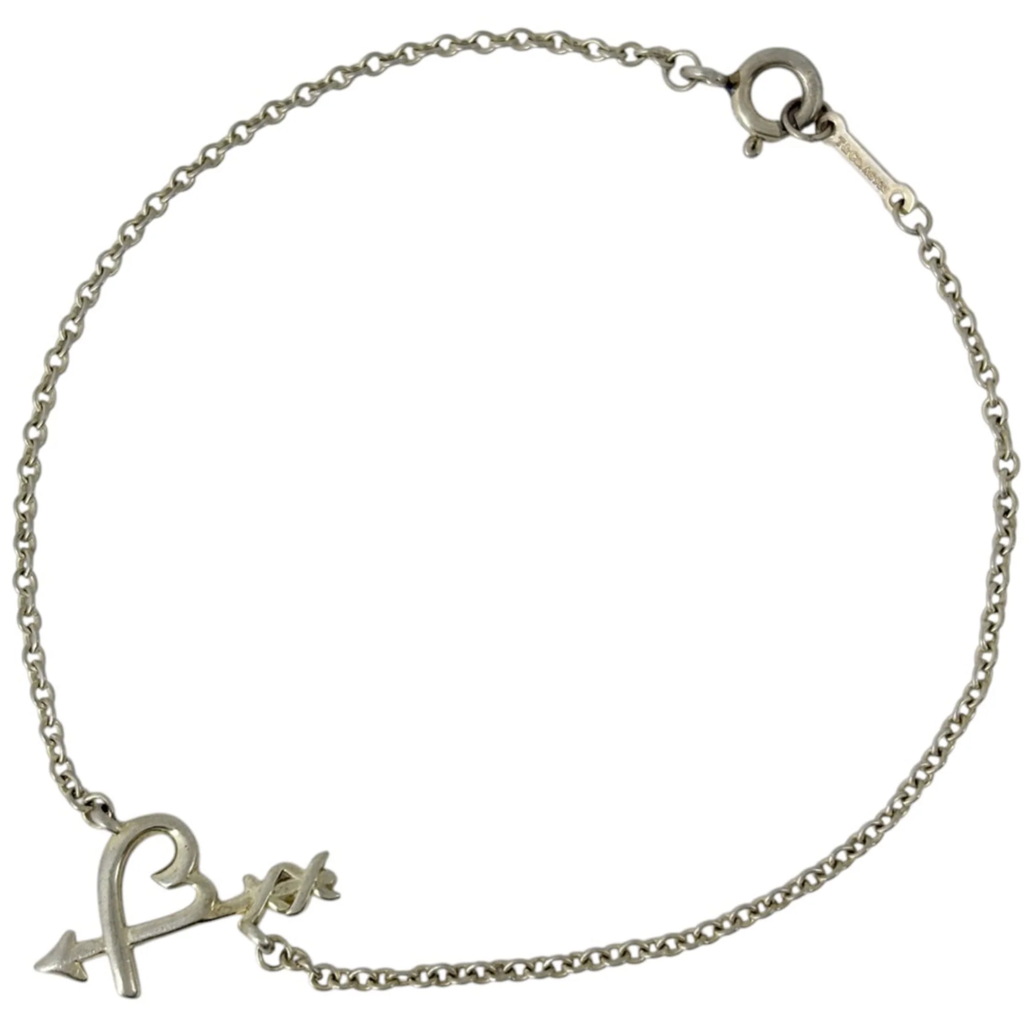 Heart Motif Bracelet Sterling Silver