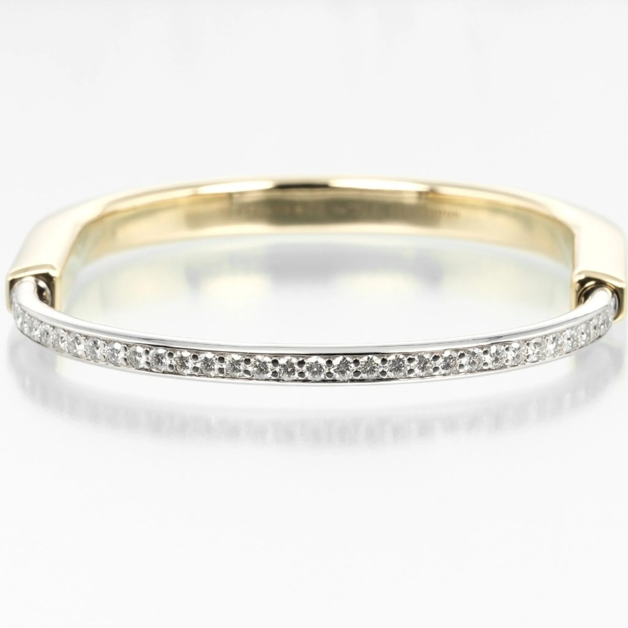Lock Bracelet 18K White Gold and 18K Yellow Gold - Image 6