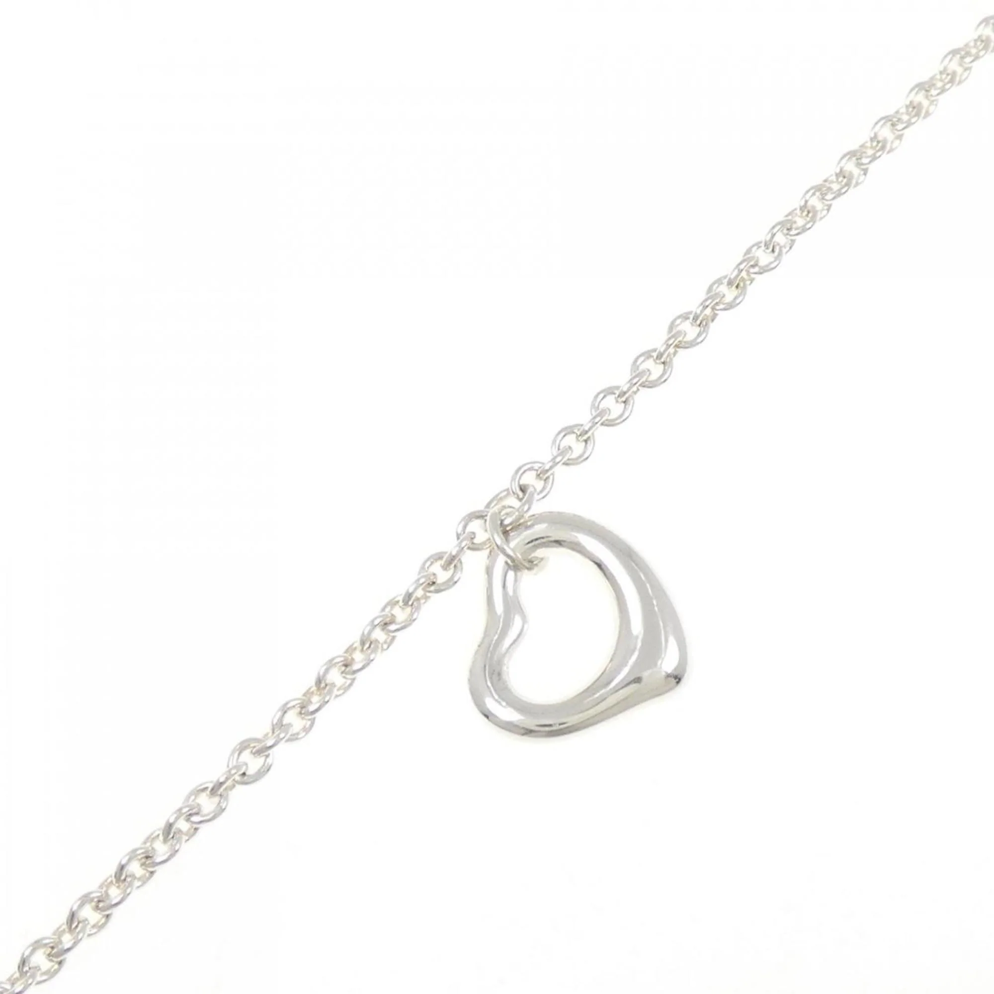 Open Heart Bracelet Sterling Silver - Image 2