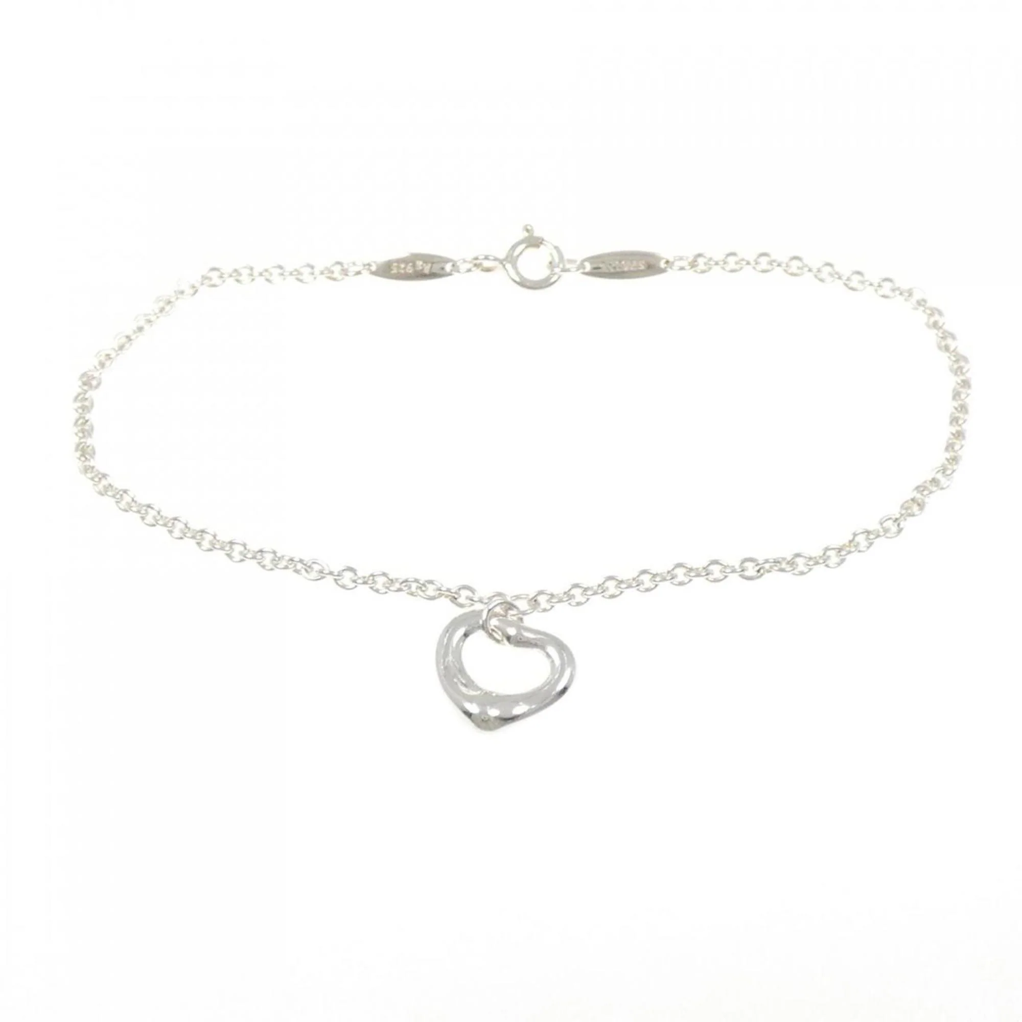 Open Heart Bracelet Sterling Silver - Image 3