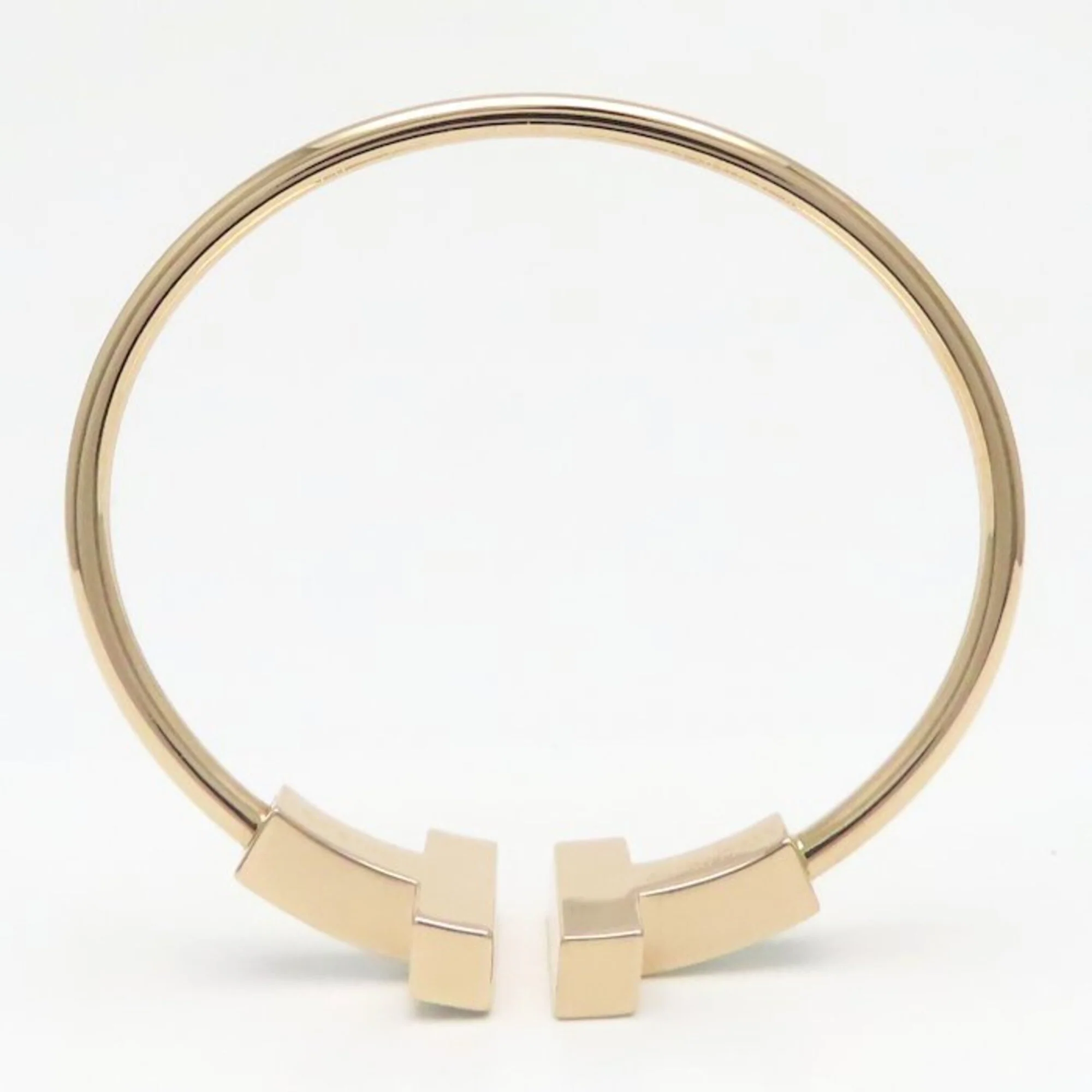 Wire Bracelet 18K Rose Gold with Mother of Pearl - Image 5