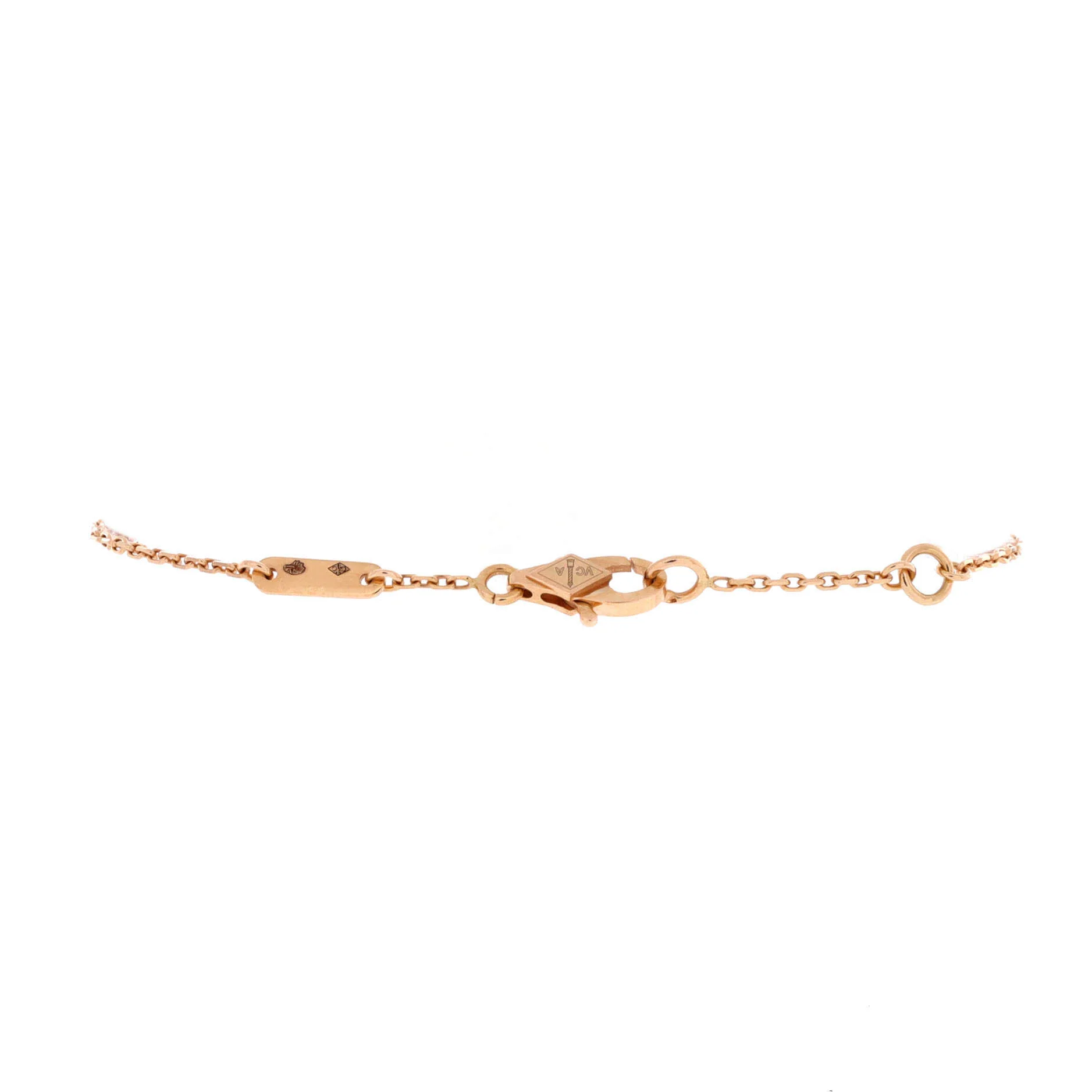 Frivole Bracelet 18K Rose Gold with Pave Diamonds Mini - Image 3