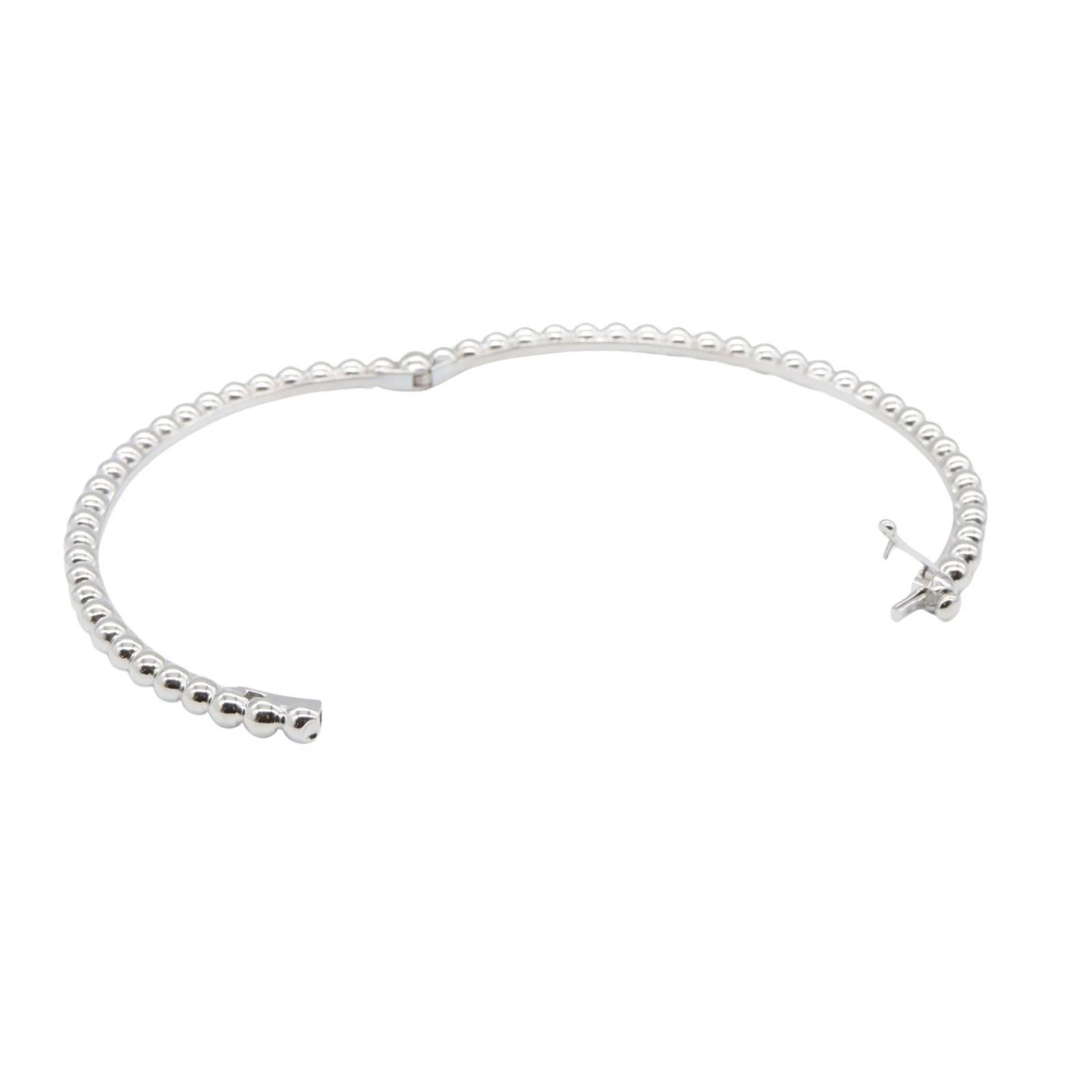 PerlŽe Bangle 18K White Gold Bracelet - Image 4