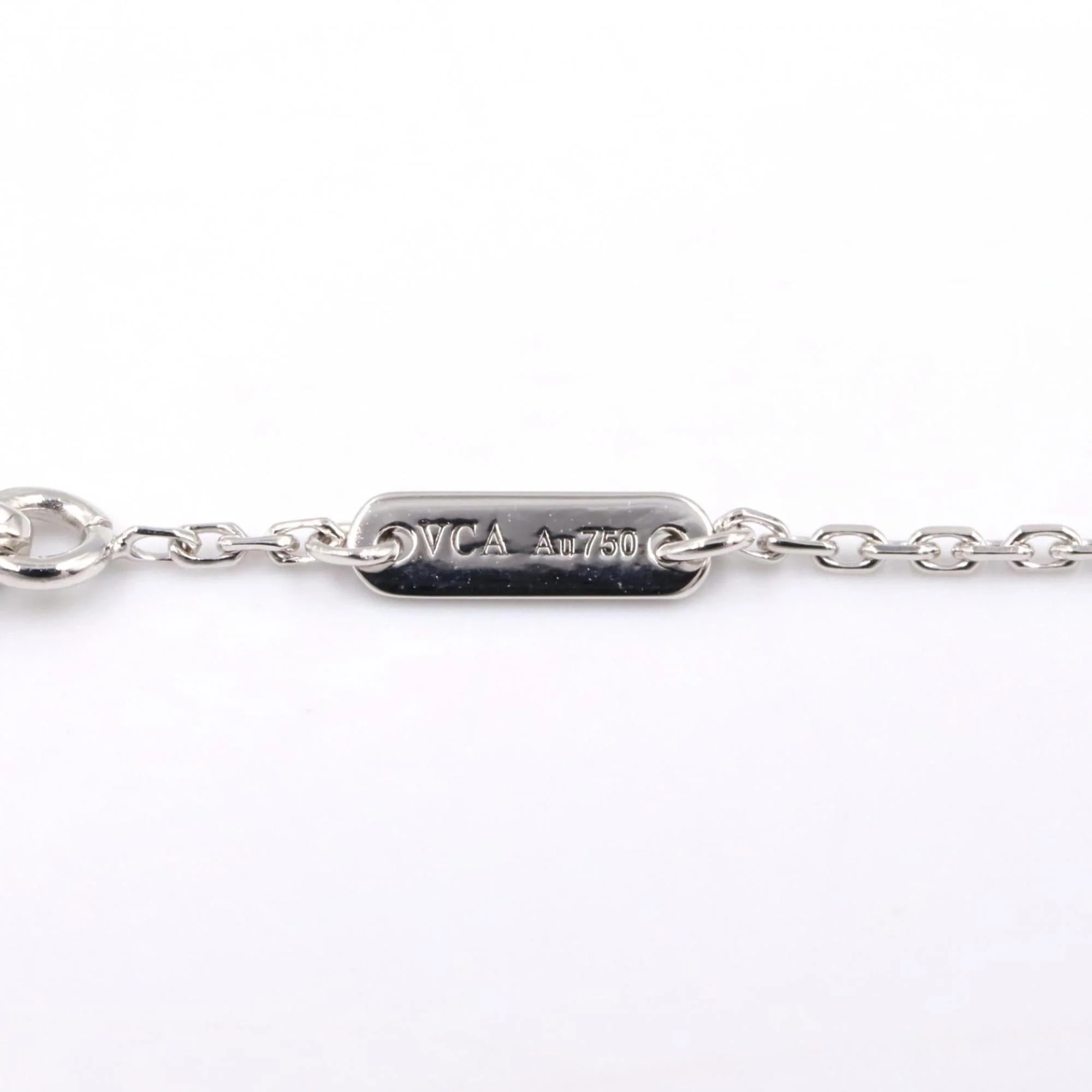 Sweet Alhambra Bracelet Sterling Silver and 18K White Gold - Image 4
