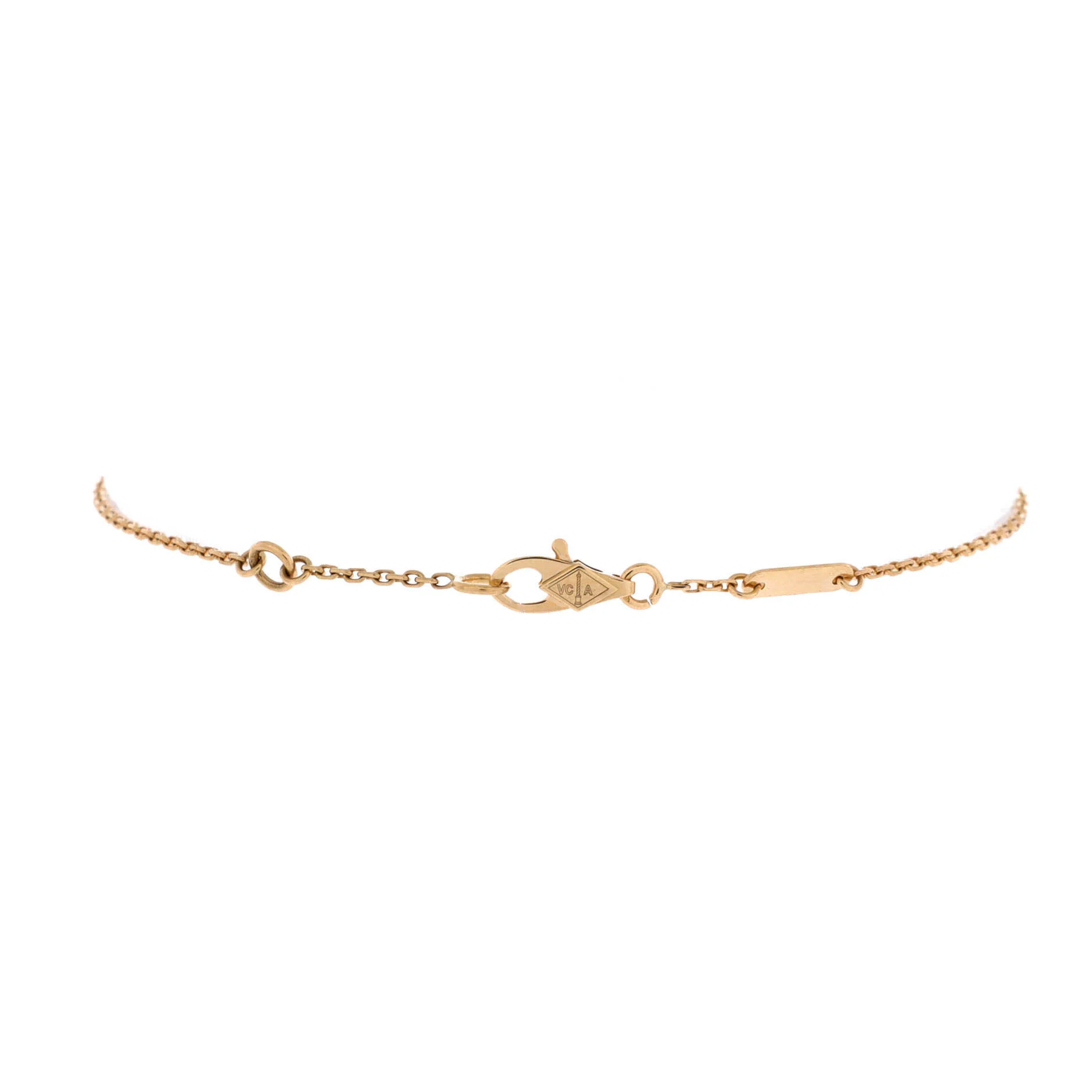 Sweet Alhambra Butterfly Bracelet 18K Yellow Gold and Mother of Pearl - Image 2