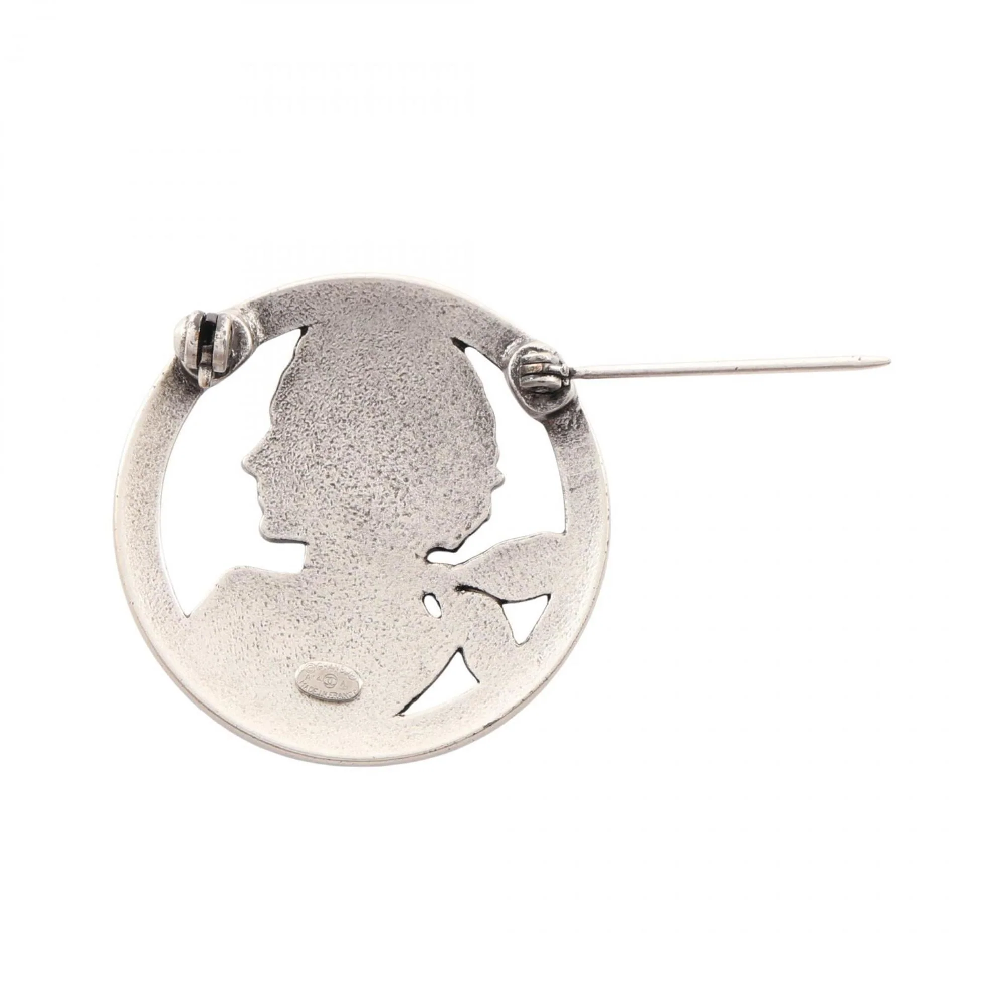 CC Logo Brooch Metal - Image 2