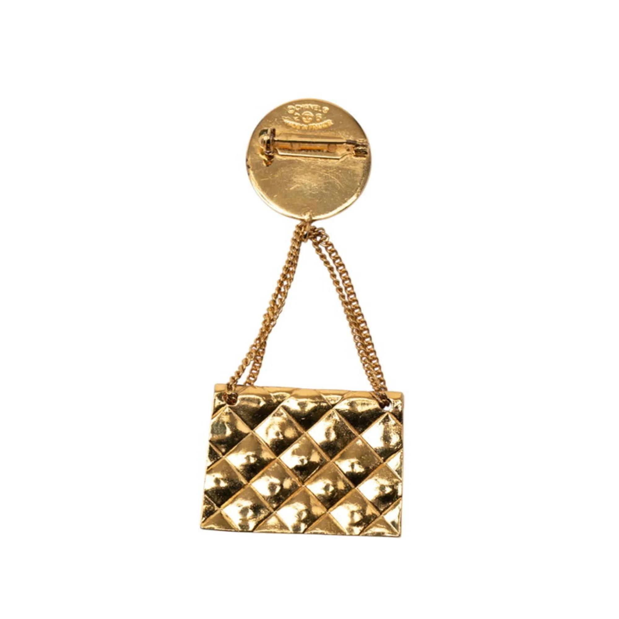 CC Logo Brooch Metal - Image 2