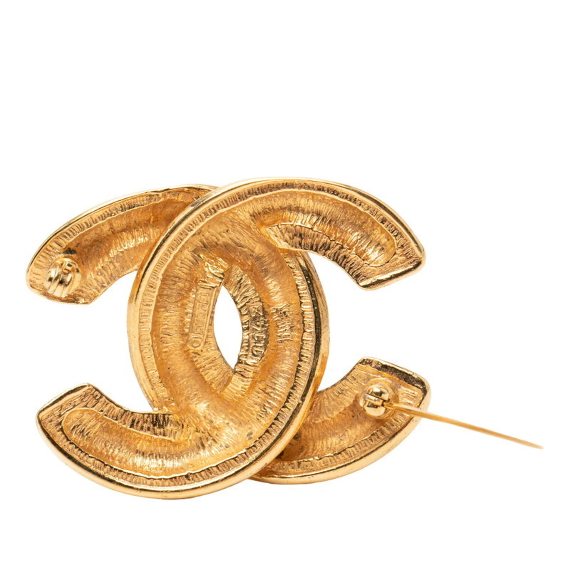 CC Logo Brooch Metal - Image 3