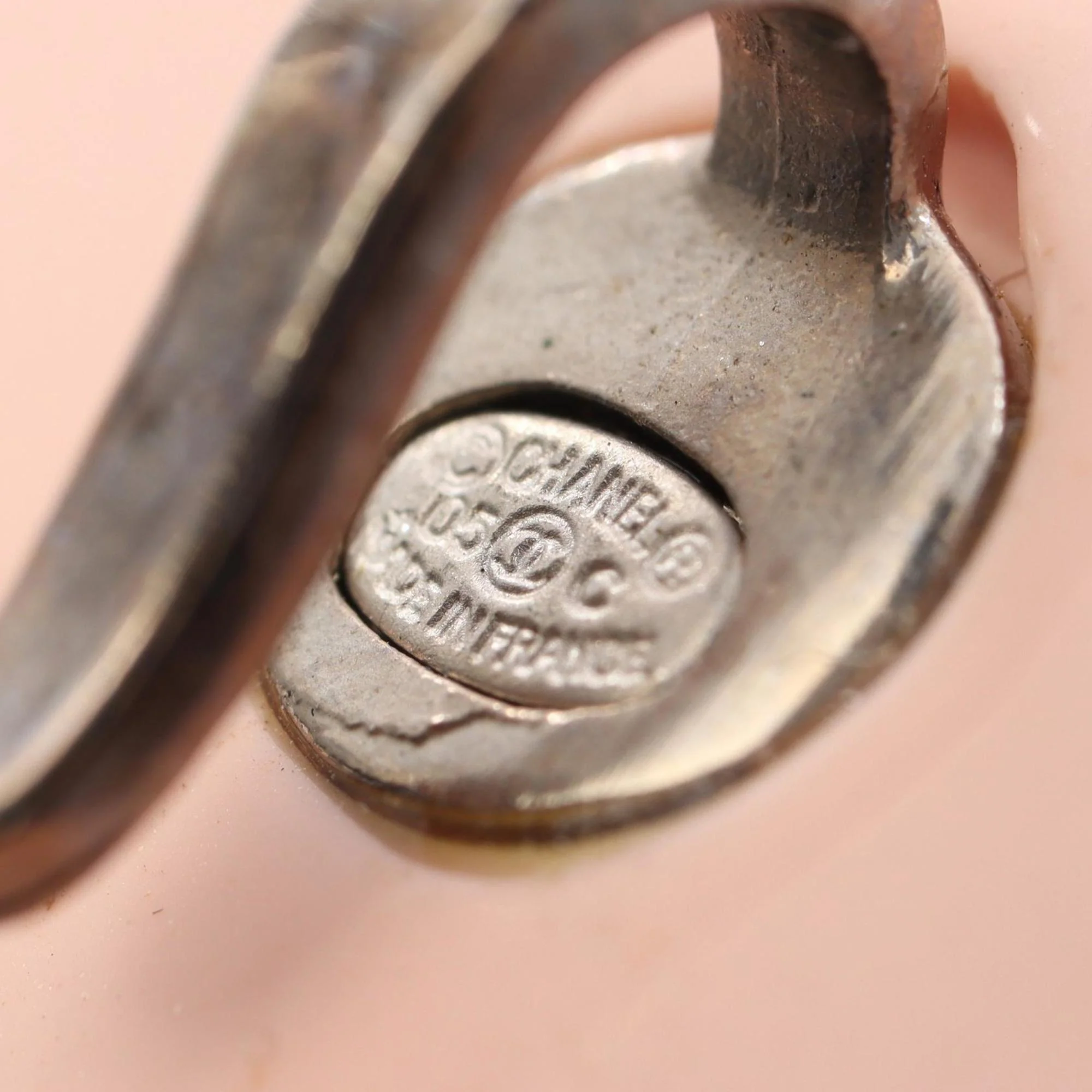 CC Logo Brooch Sterling Silver - Image 3