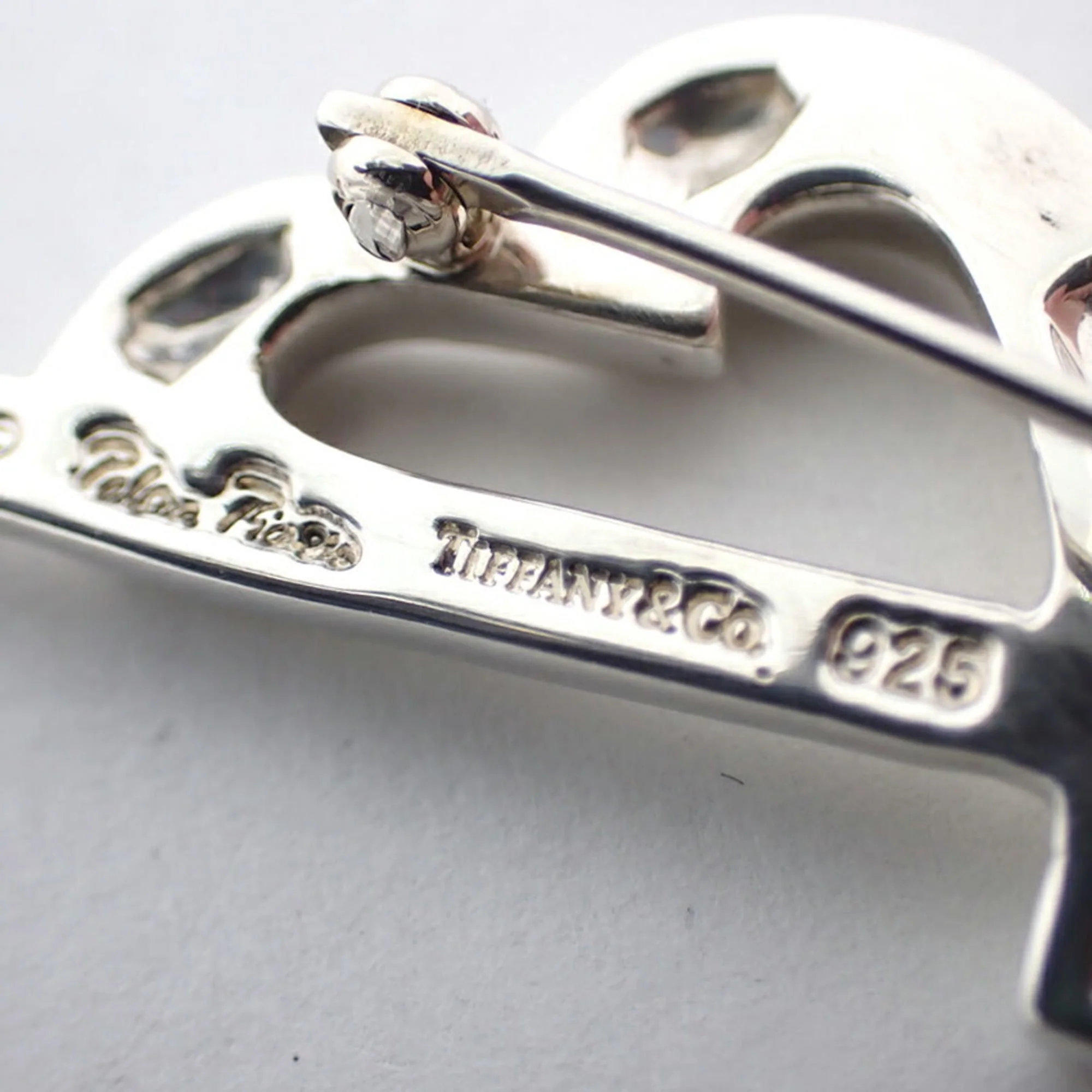 Loving Heart Brooch Sterling Silver - Image 7