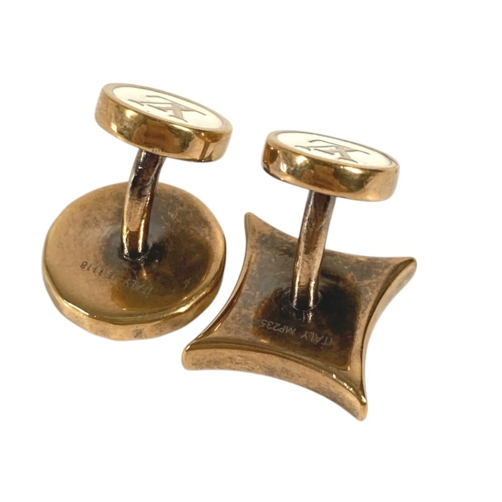 Cufflinks Gold and White Metal Bracelet - Image 5