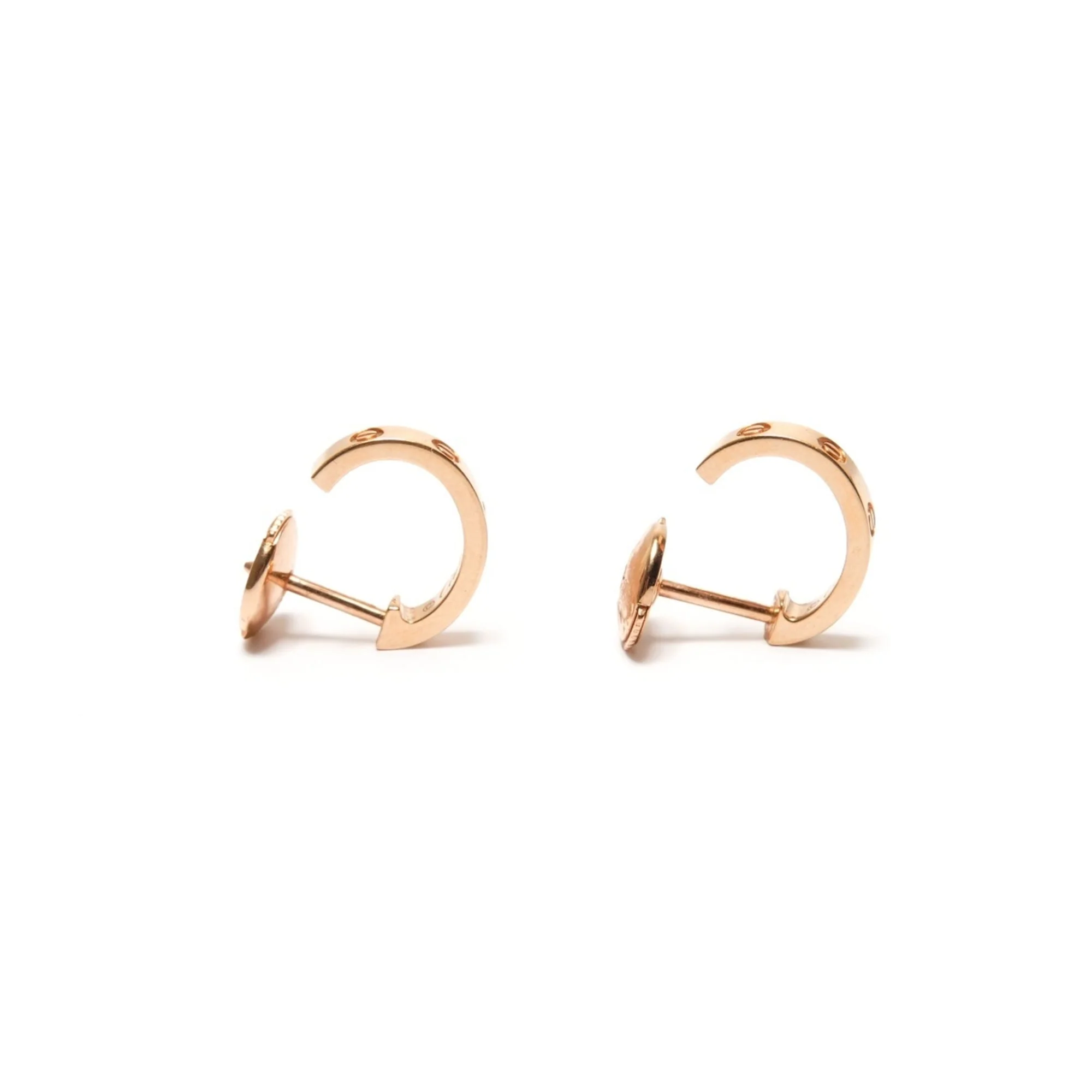 Love Earrings 18K Yellow Gold 18K Yellow Gold - Image 2