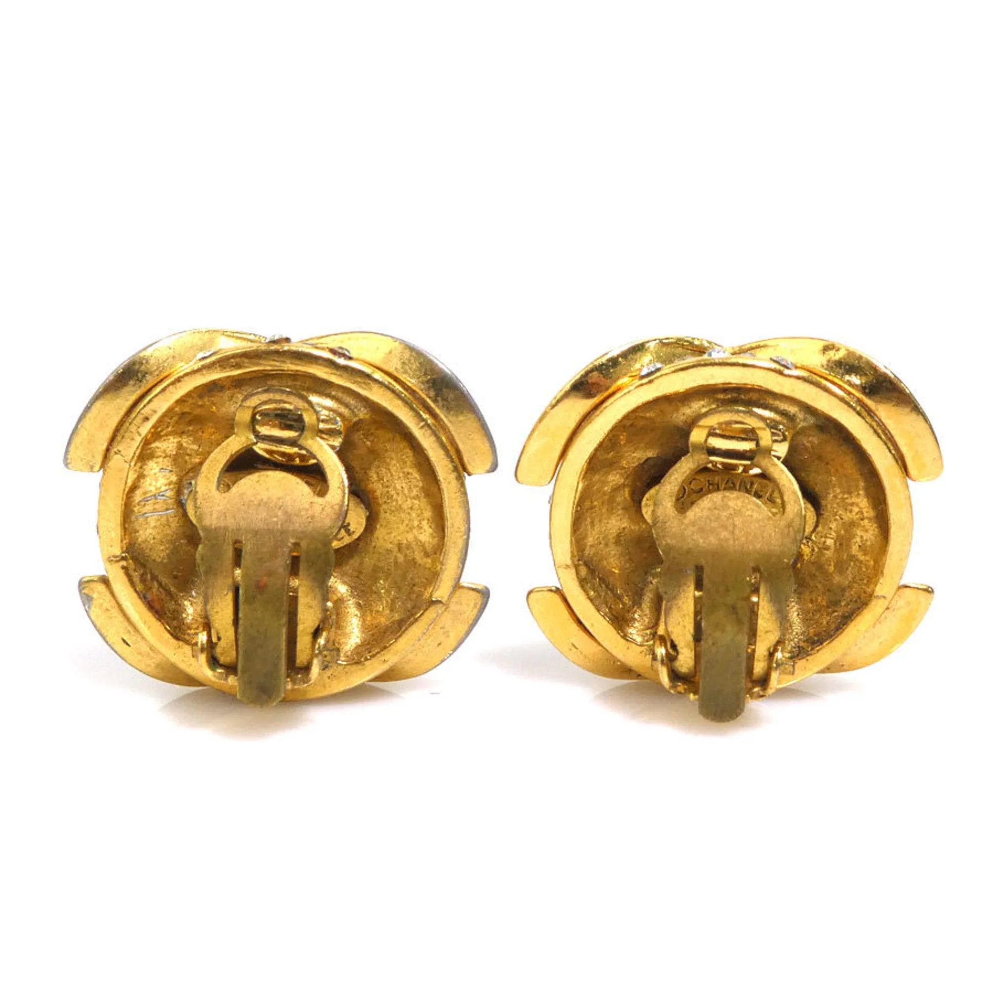 CC Logo Clip-On Earrings Metal - Image 4