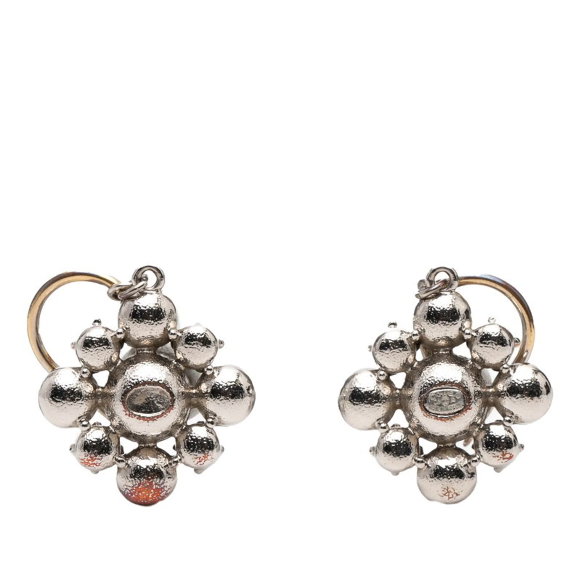 CC Logo Earrings Gold-Tone Metal - Image 2
