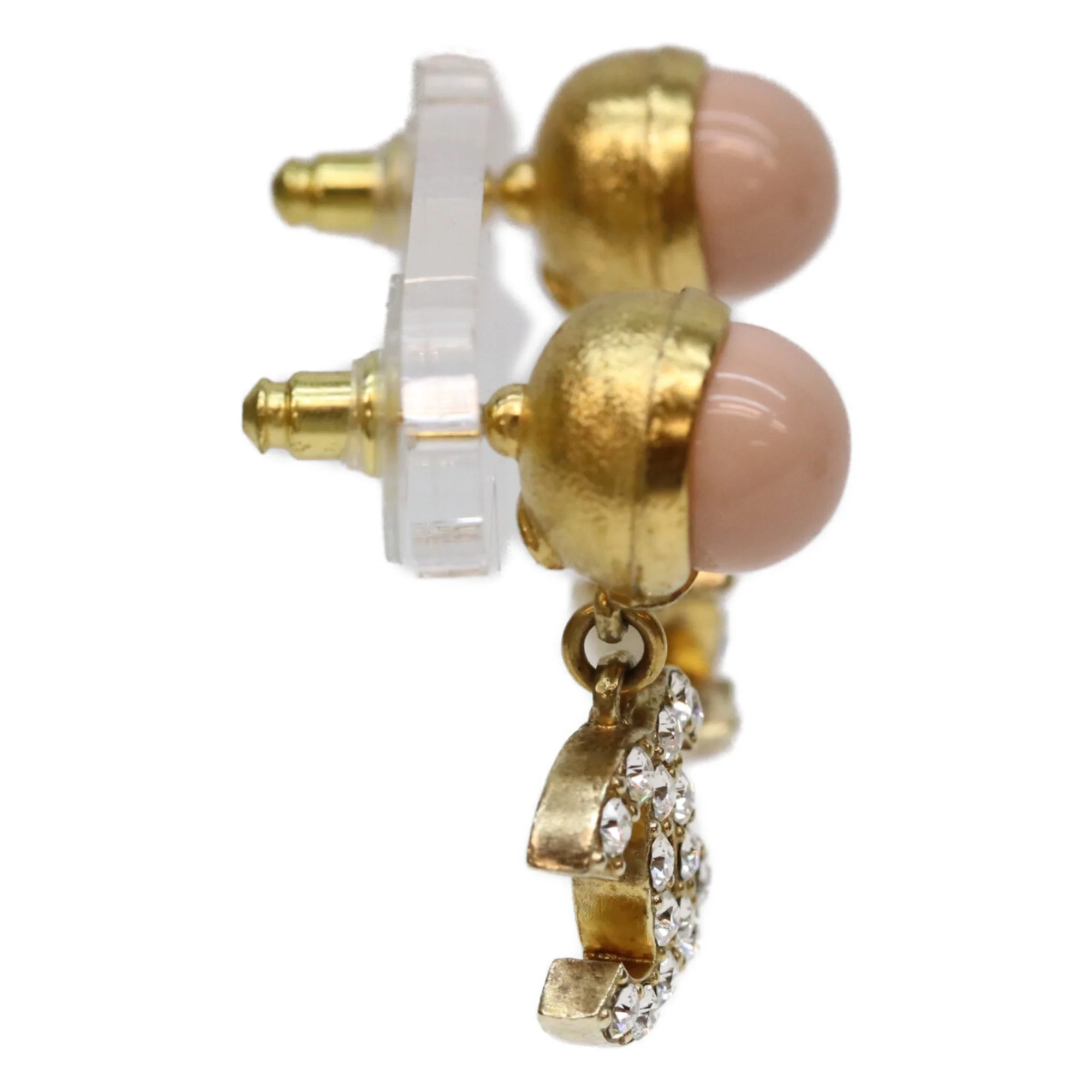 CC Logo Earrings Gold-Tone Metal Gold-Tone Metal - Image 4