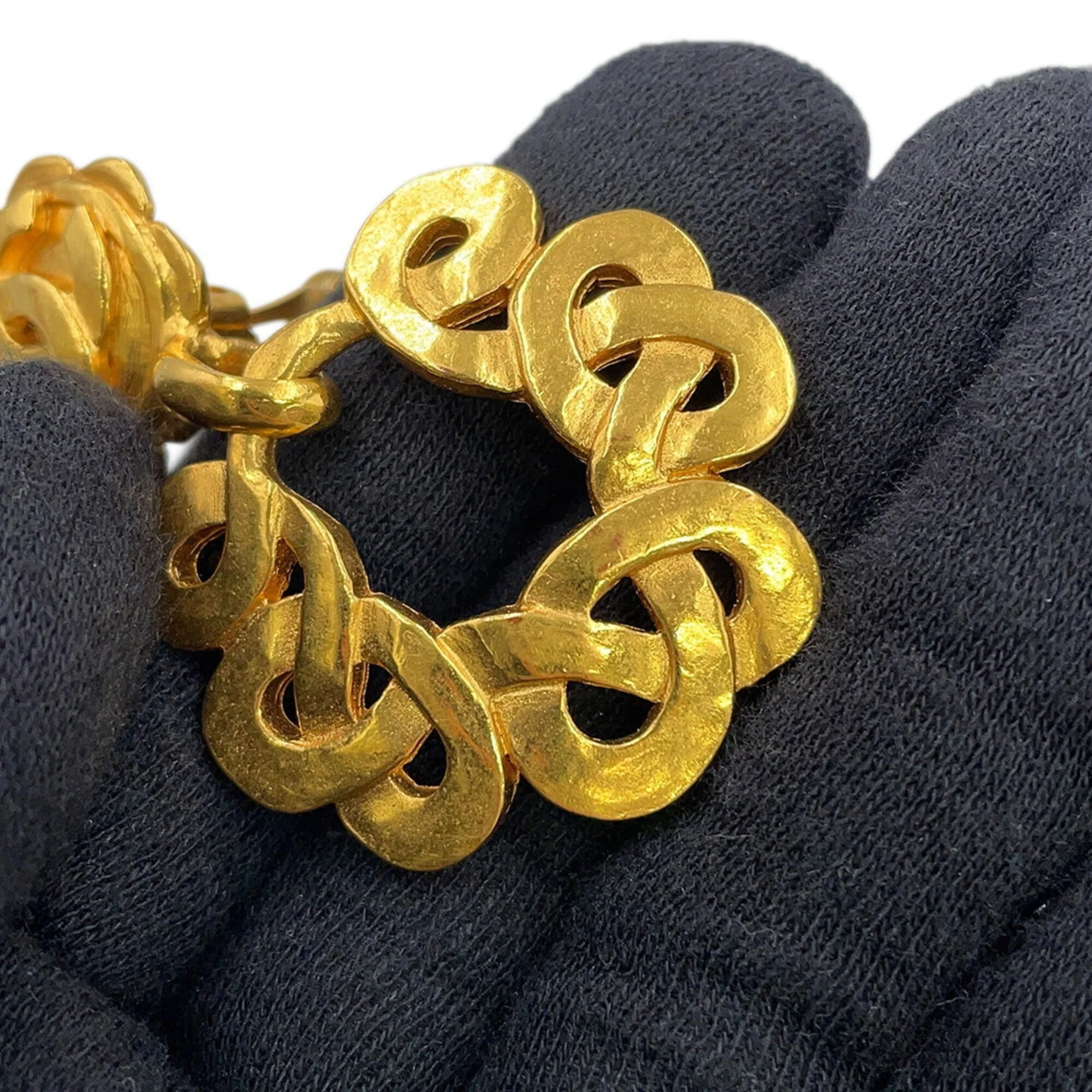 CC Logo Earrings Gold-Tone Metal Gold-Tone Metal - Image 6