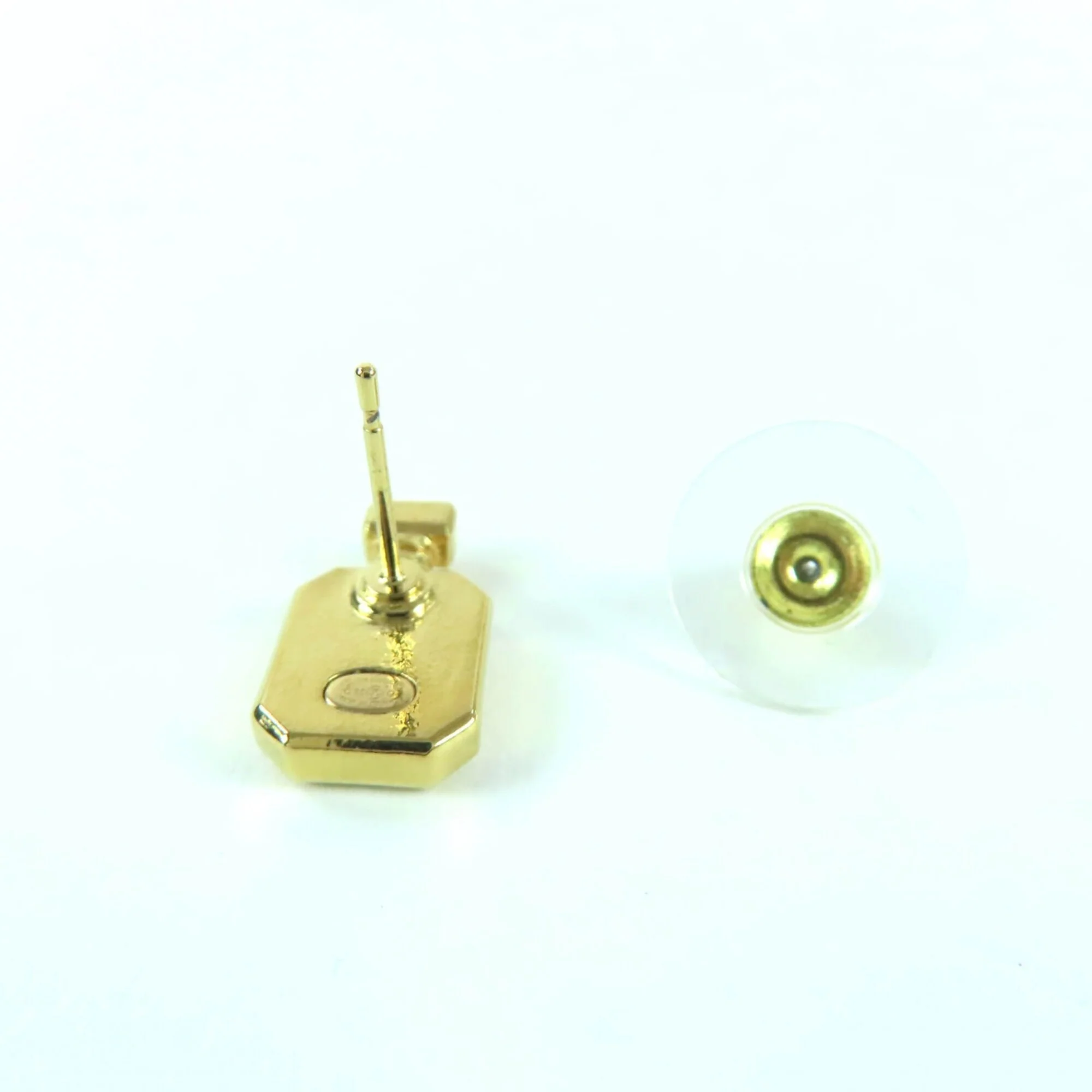 CC Logo Earrings Metal Gold-Tone Metal - Image 5