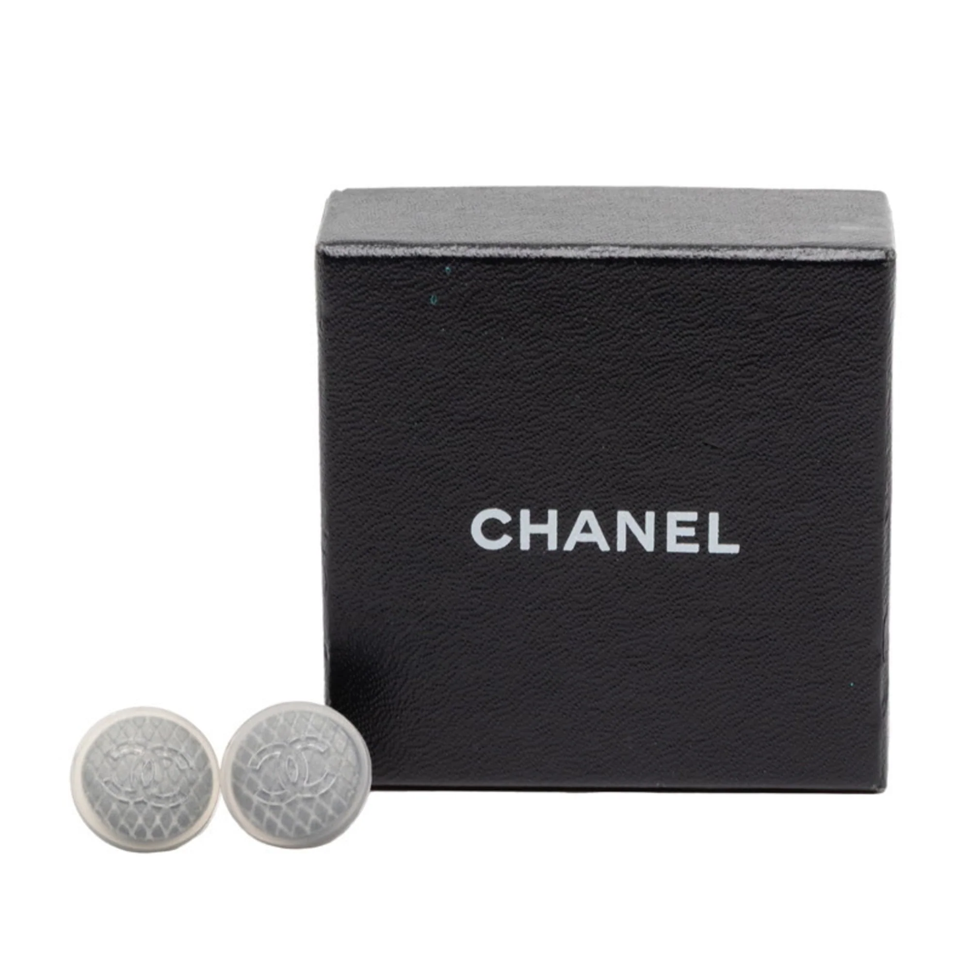 CC Logo Earrings Silver-Tone Metal - Image 4