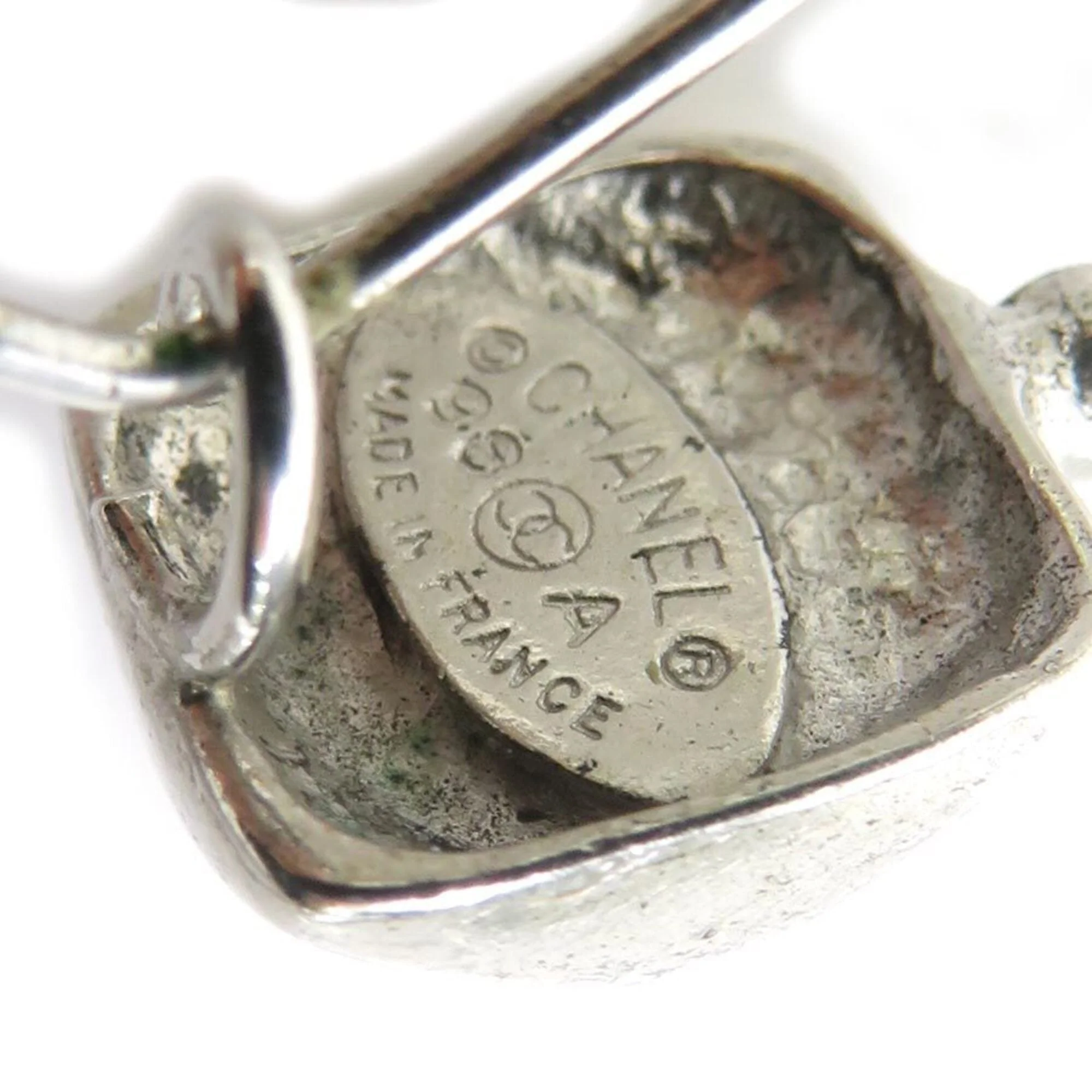 CC Logo Earrings Silver-Tone Metal - Image 8