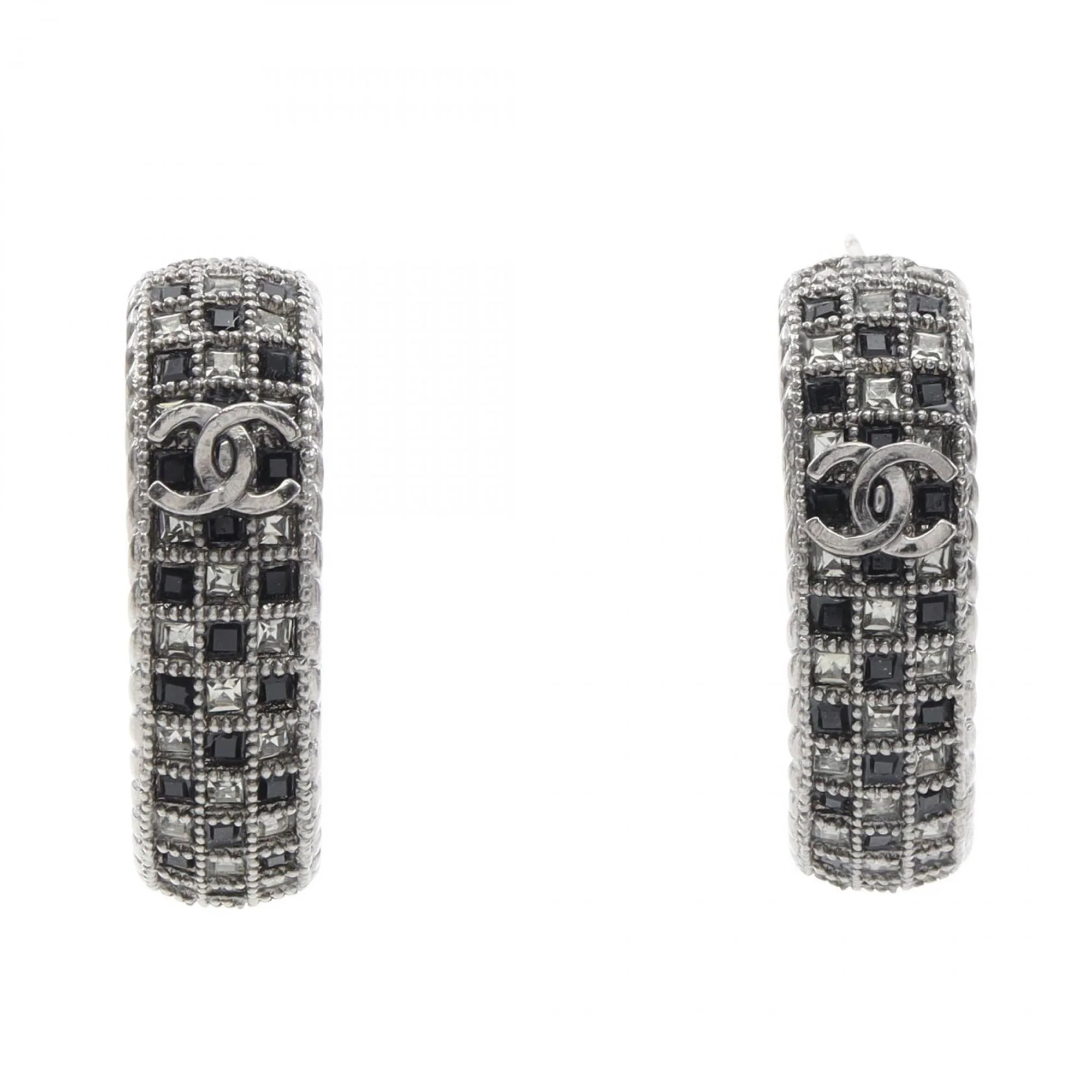 CC Logo Earrings Sterling Silver