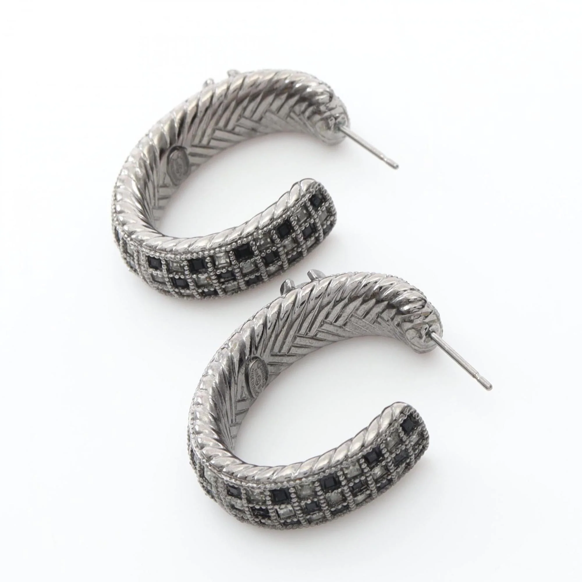 CC Logo Earrings Sterling Silver - Image 3