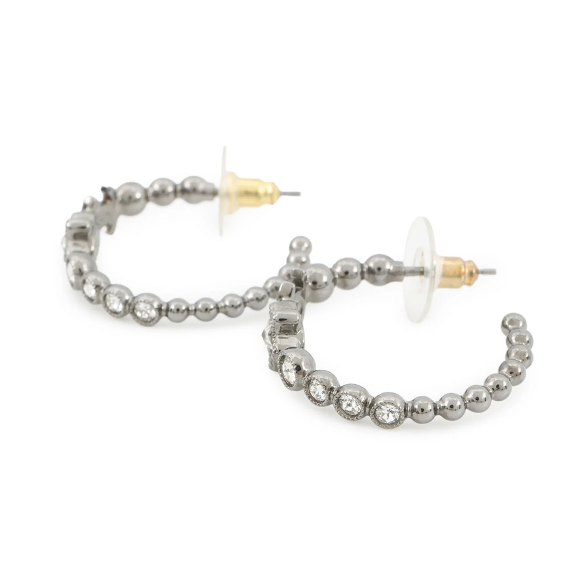 CC Logo Star Earrings Metal - Image 2
