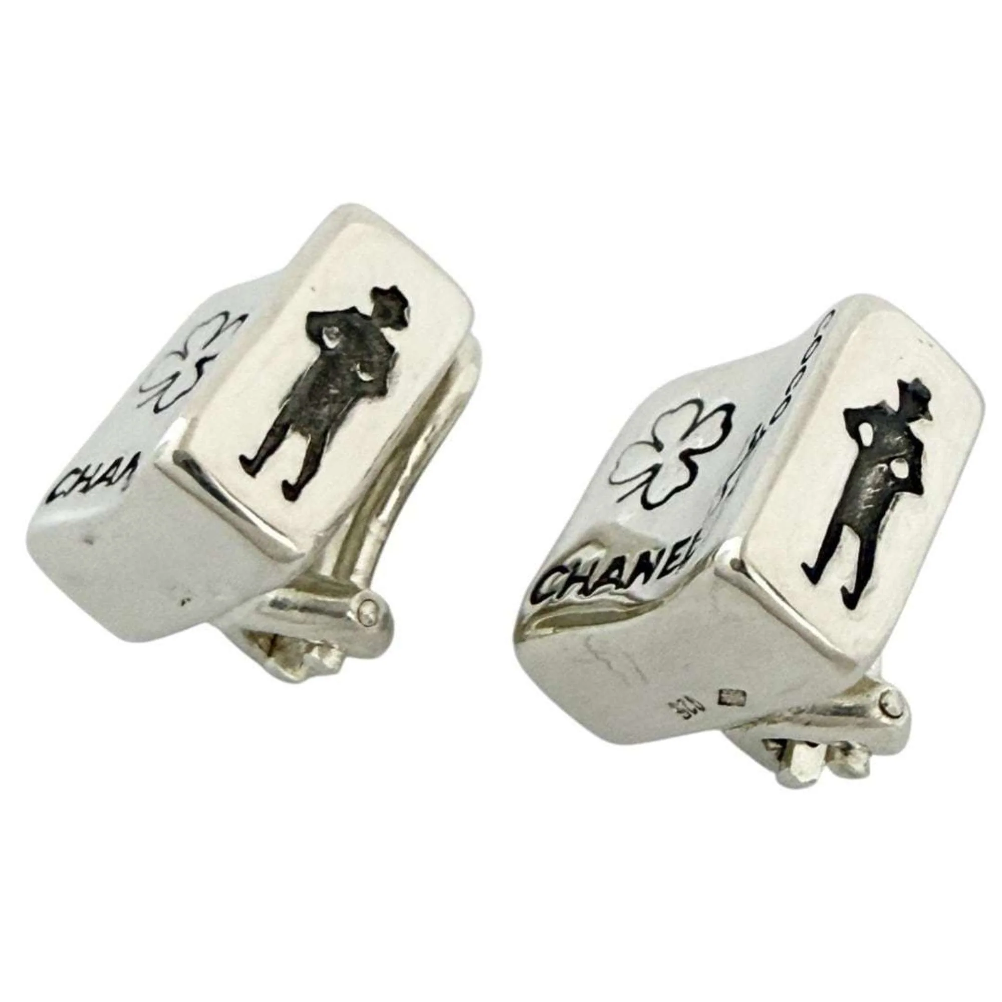 Clip-On Earrings Clip-On Sterling Silver - Image 3