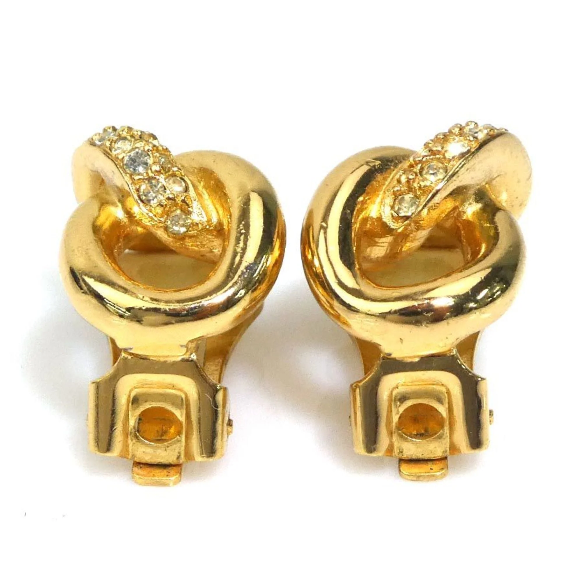 Clip-On Earrings Clip-On Gold-Tone Metal - Image 5