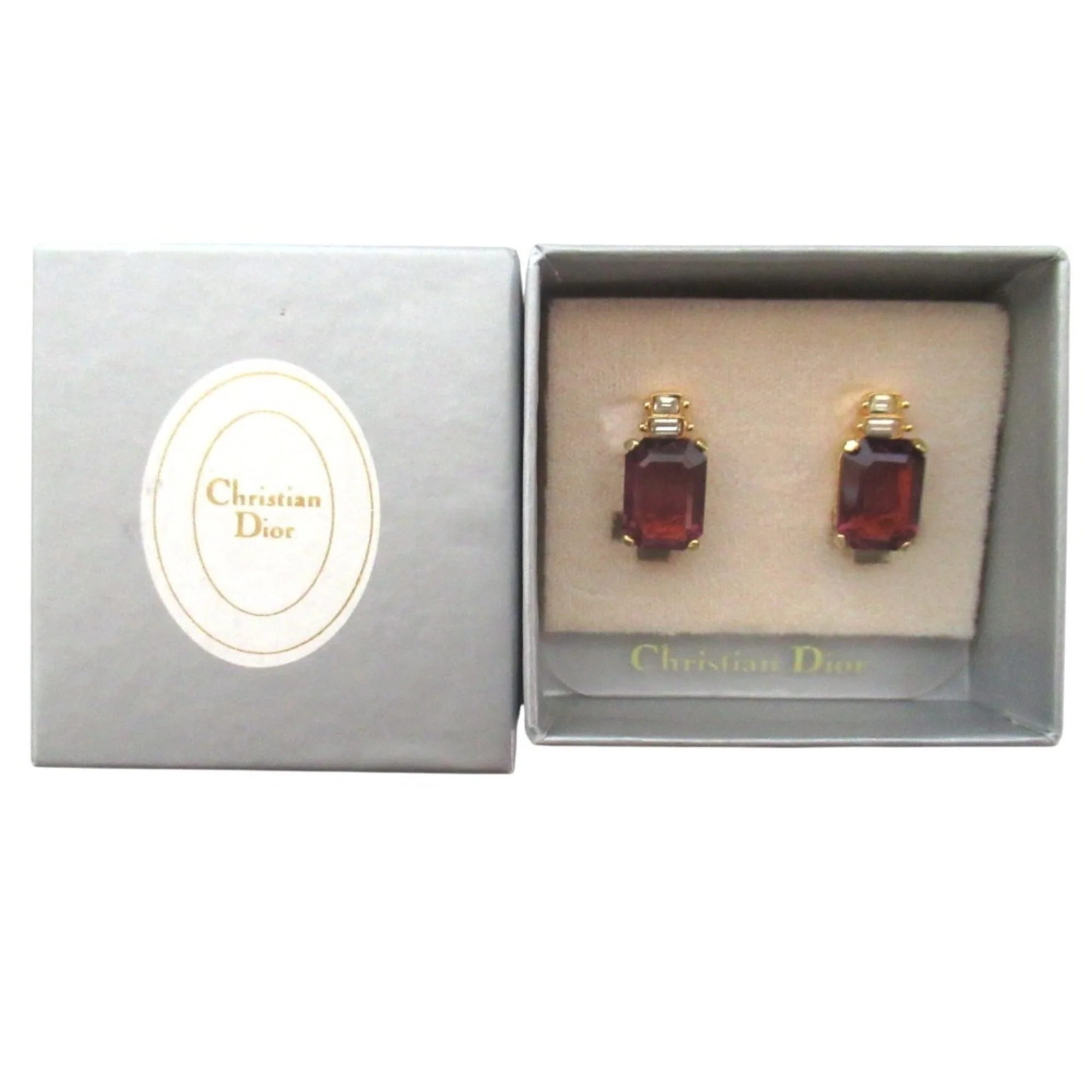 Clip-On Earrings Gold and Metal - Image 5