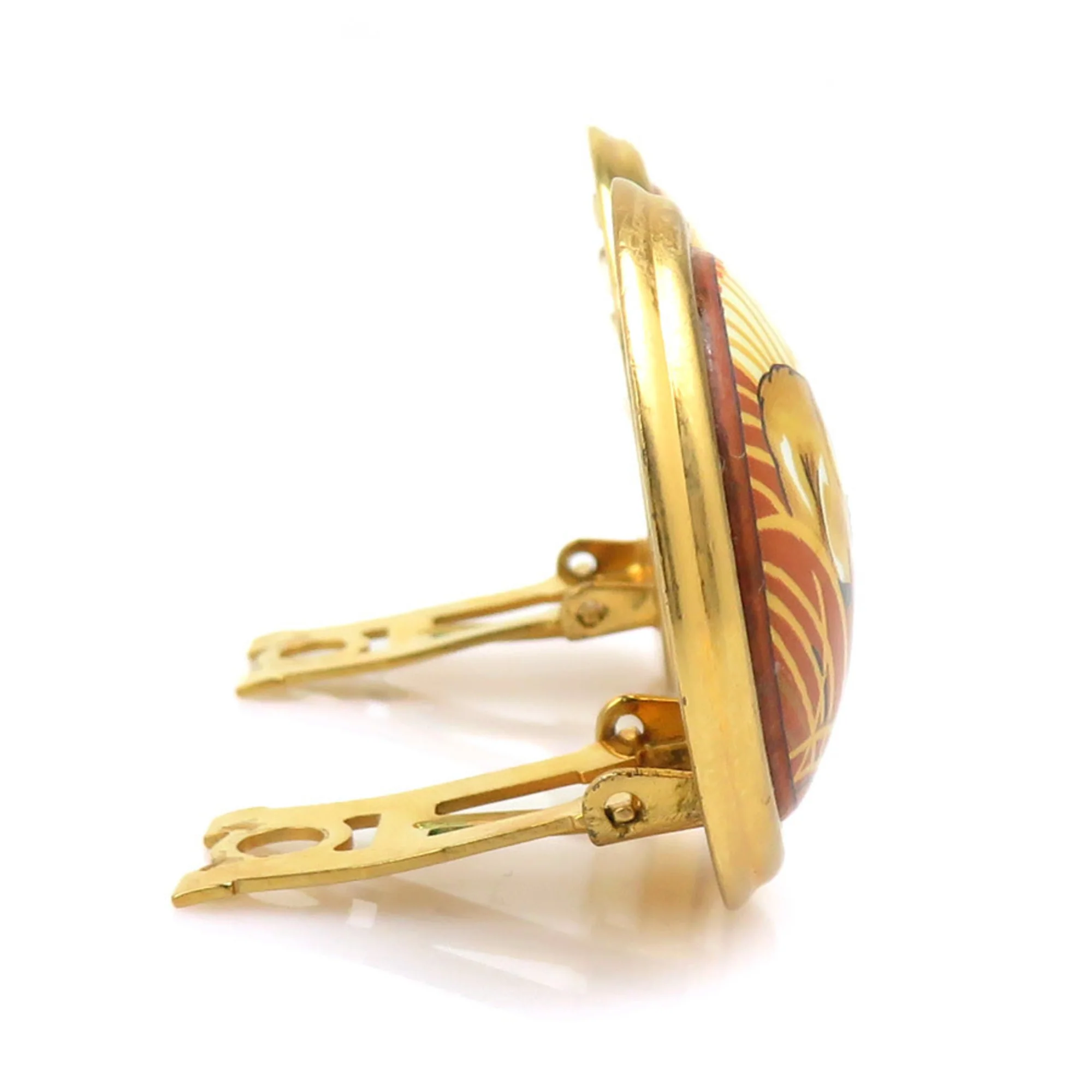 Earrings Gold-Tone Metal - Image 3