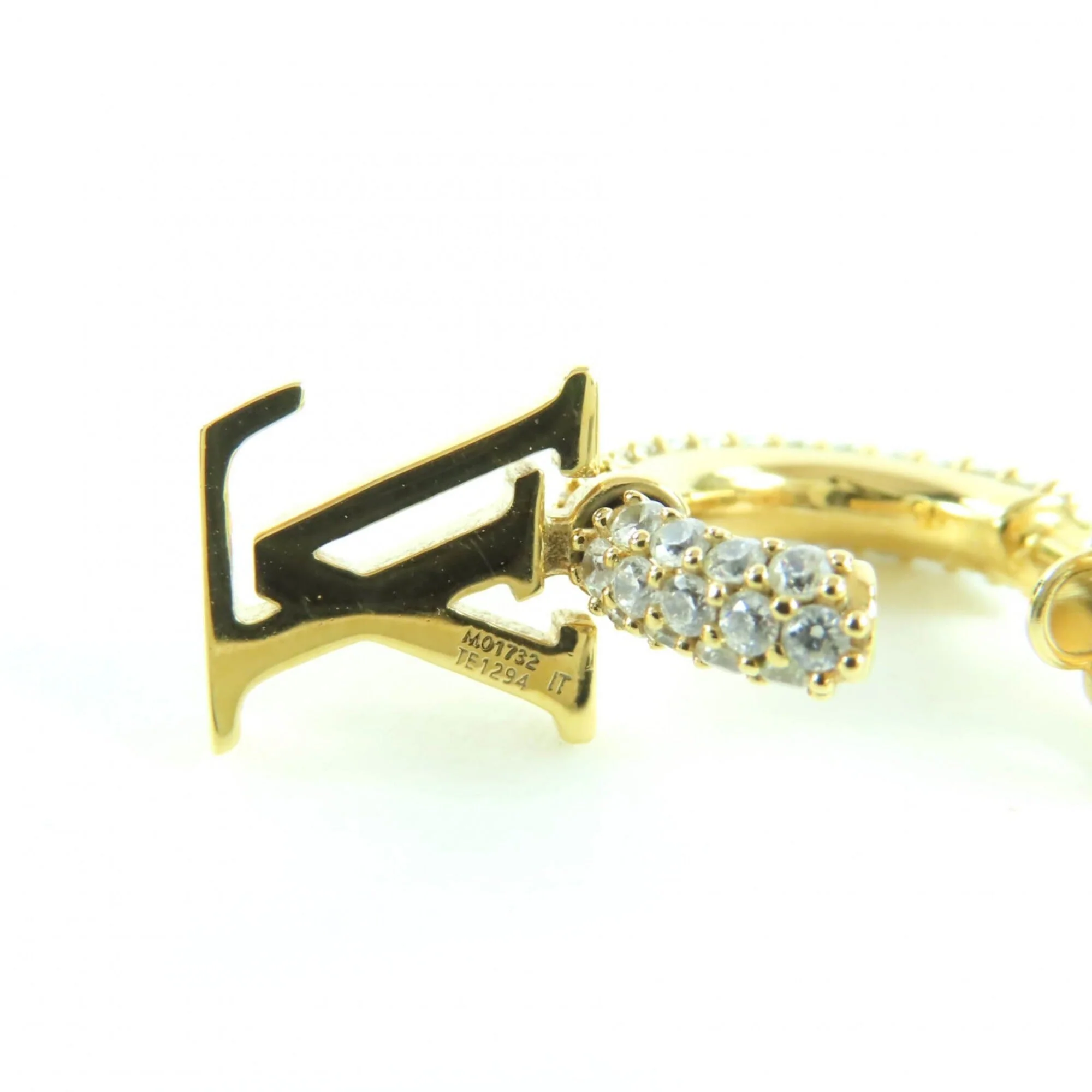 Earrings Hoop Gold-Tone Metal - Image 7