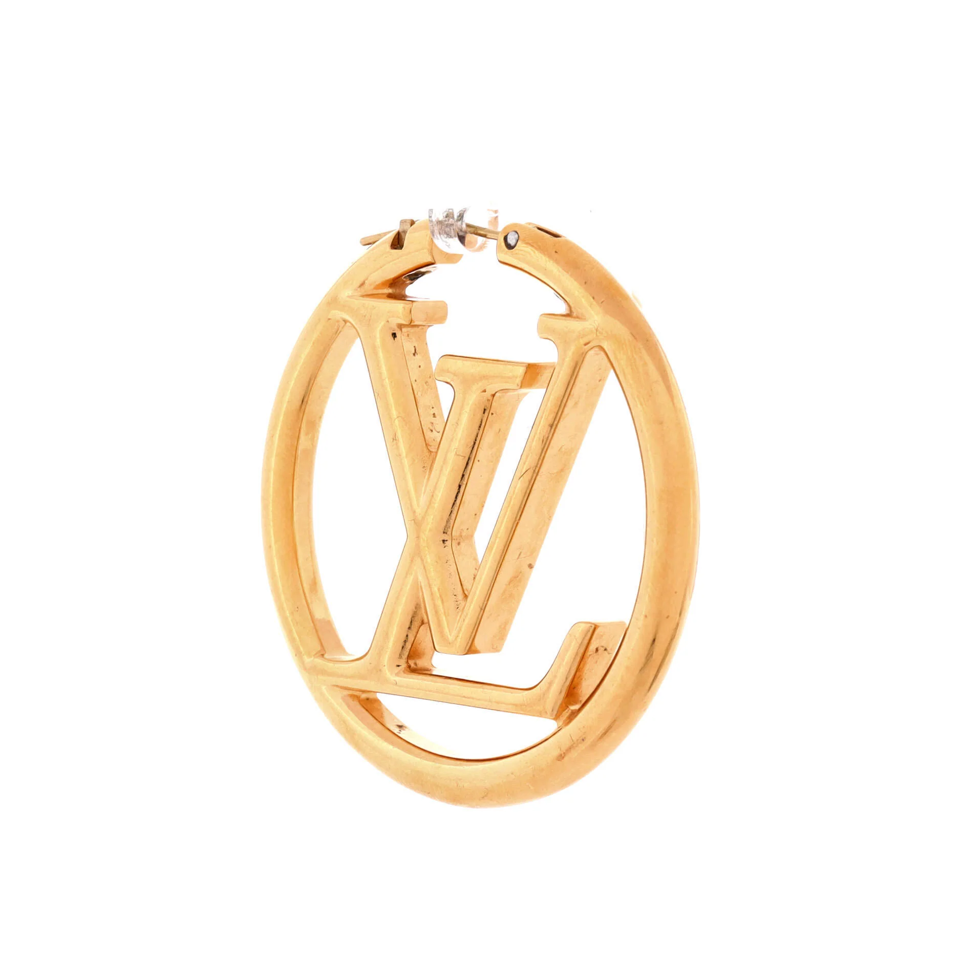 Louise Hoop Earrings Metal GM - Image 2