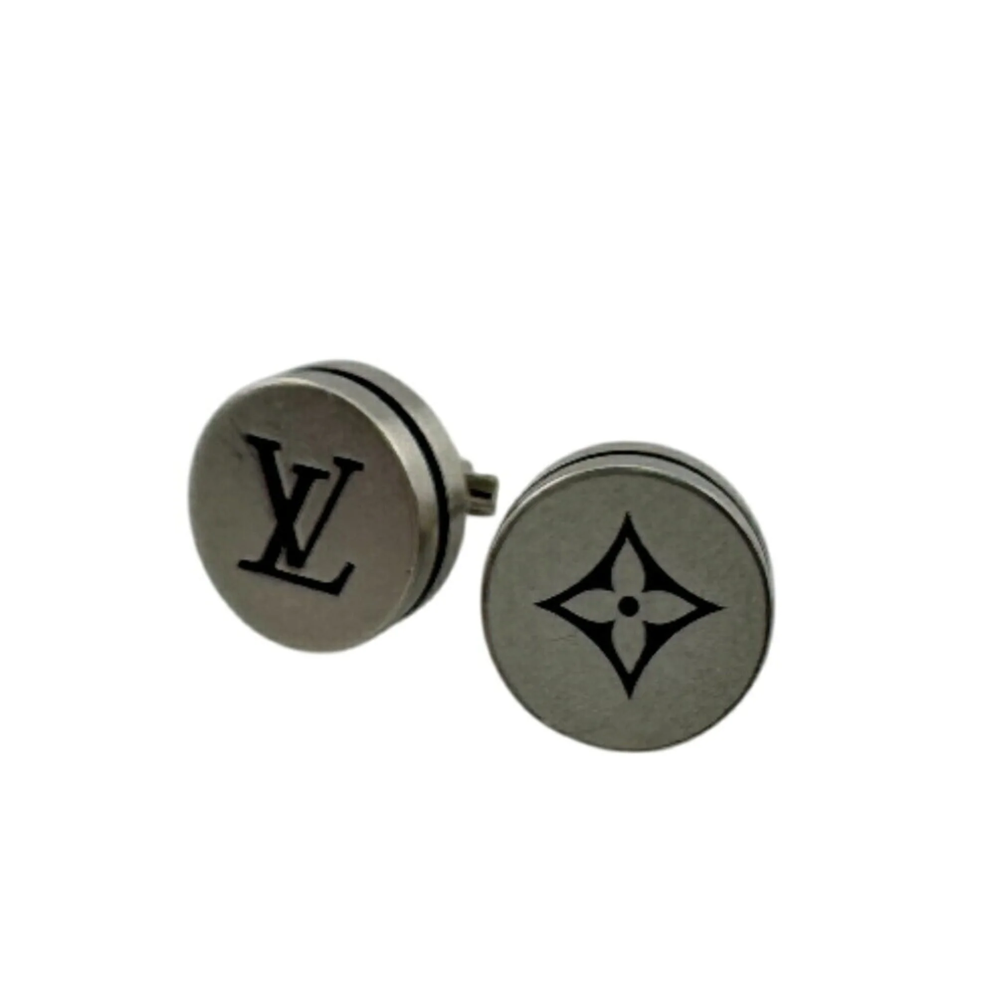 Monogram Stud Earrings Sterling Silver Sterling Silver