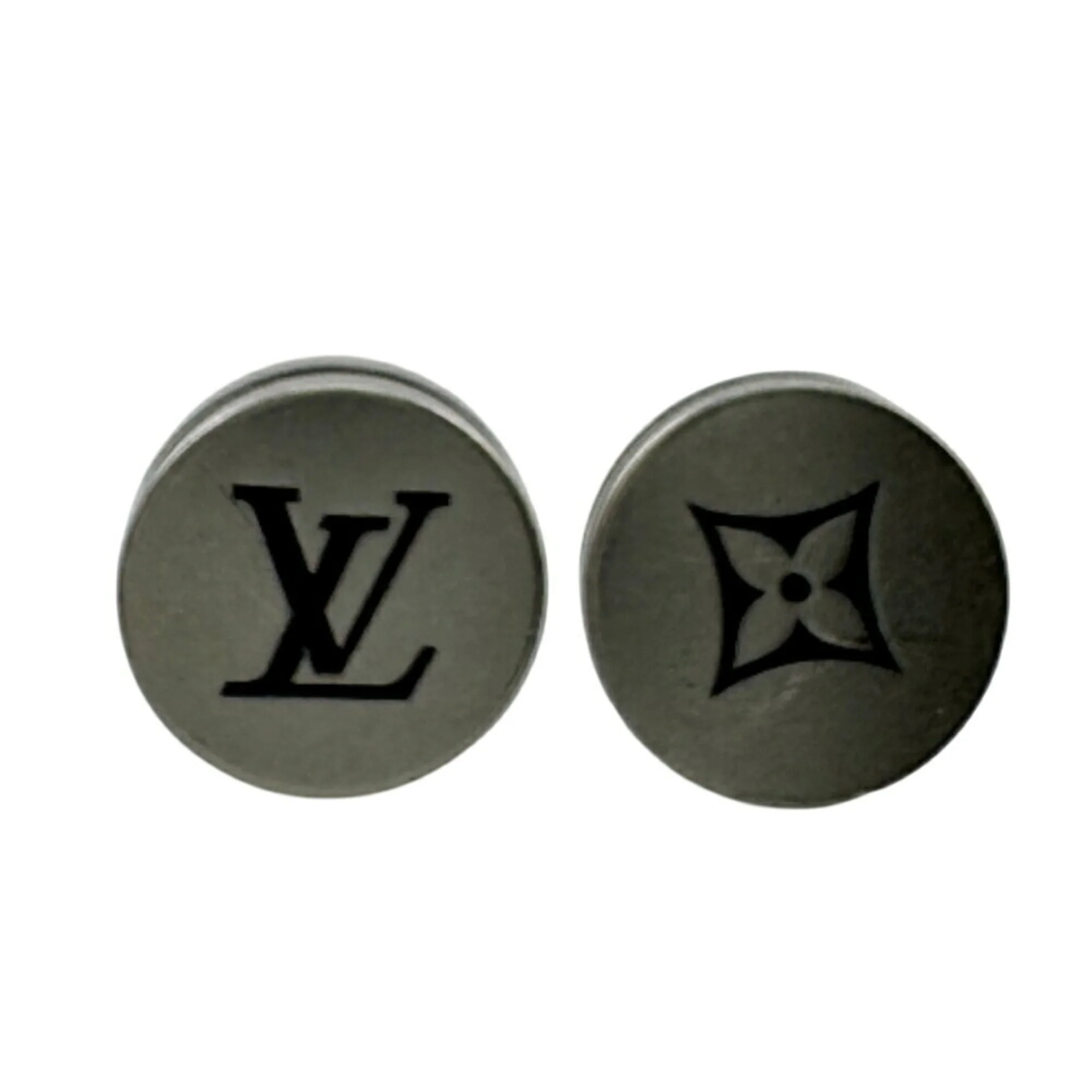 Monogram Stud Earrings Sterling Silver Sterling Silver - Image 2