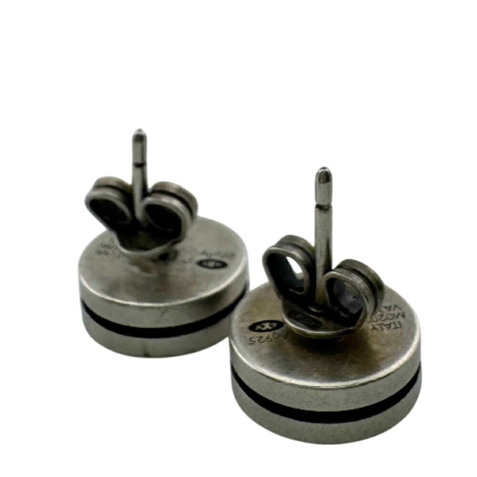 Monogram Stud Earrings Sterling Silver Sterling Silver - Image 3