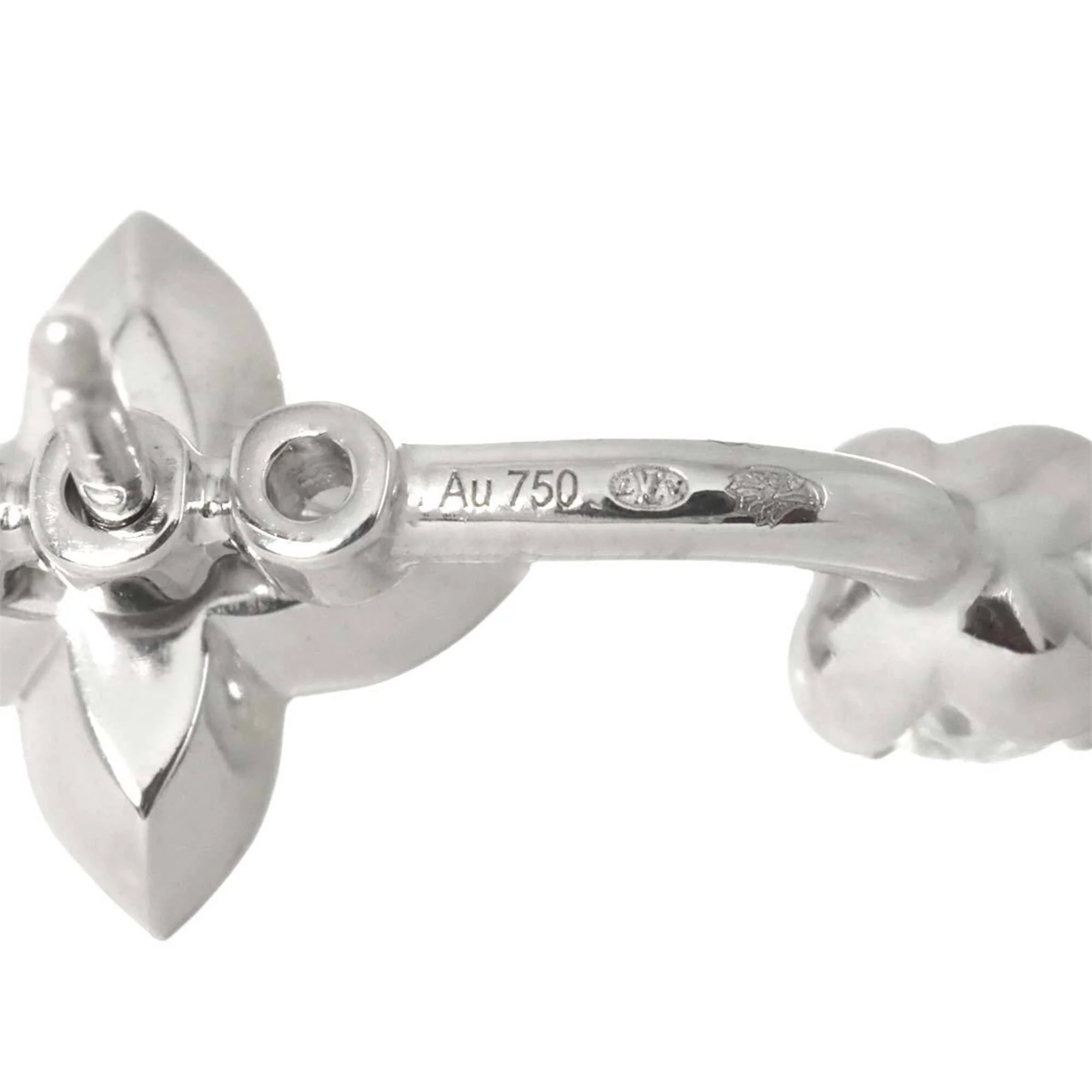 Single Earring 18K White Gold - Image 3