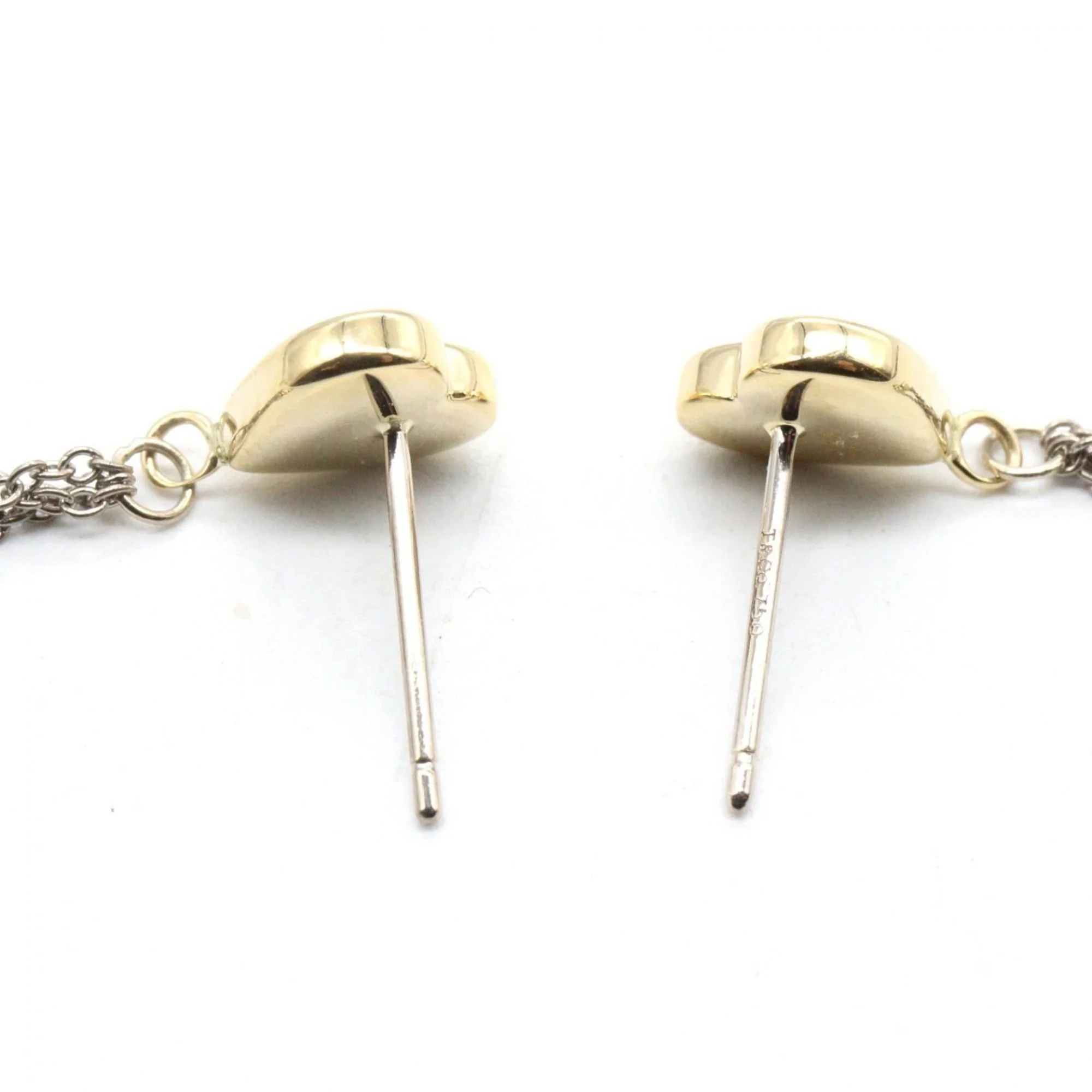 Earrings 18K White Gold and 18K Yellow Gold - Image 3