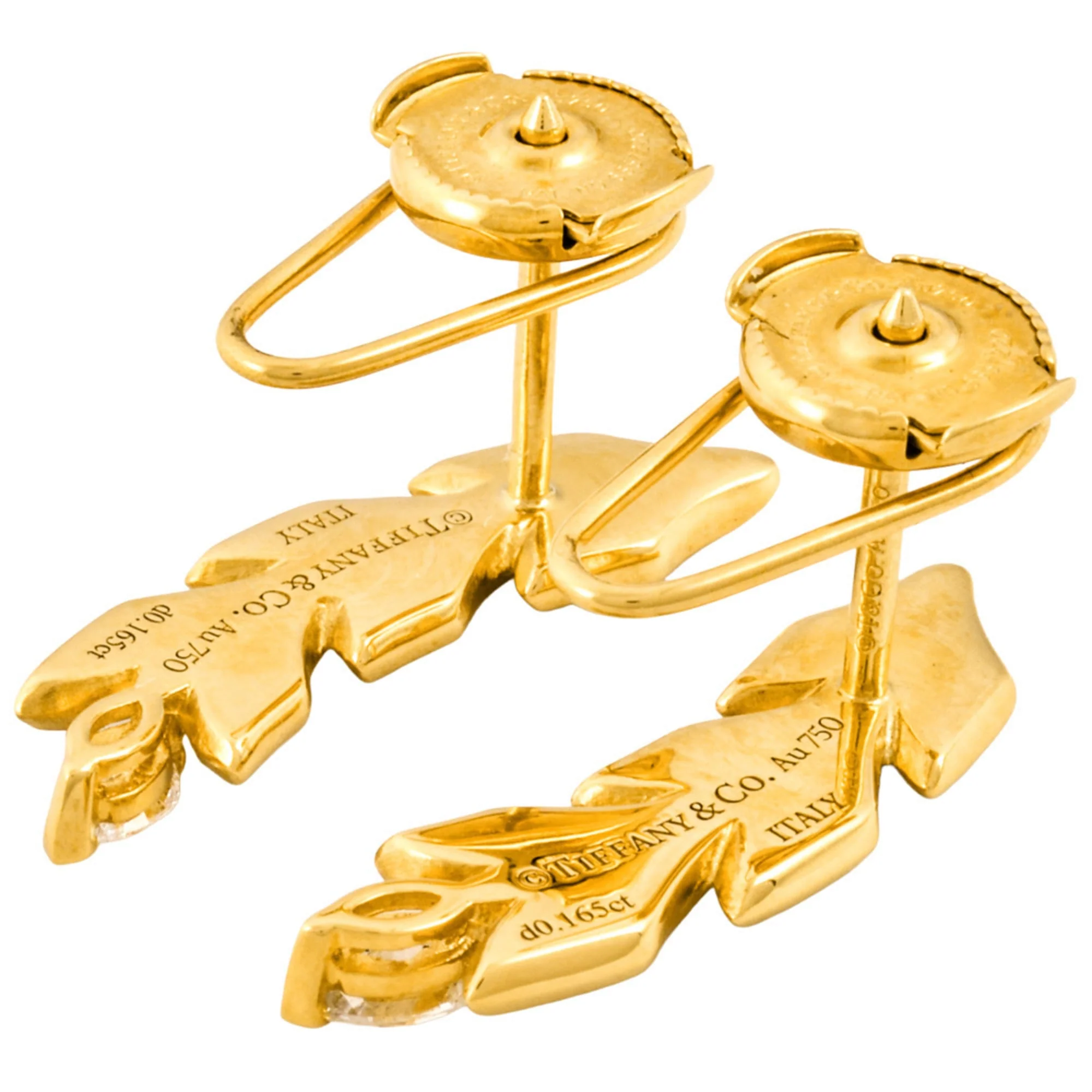 Earrings 18K Yellow Gold - Image 3