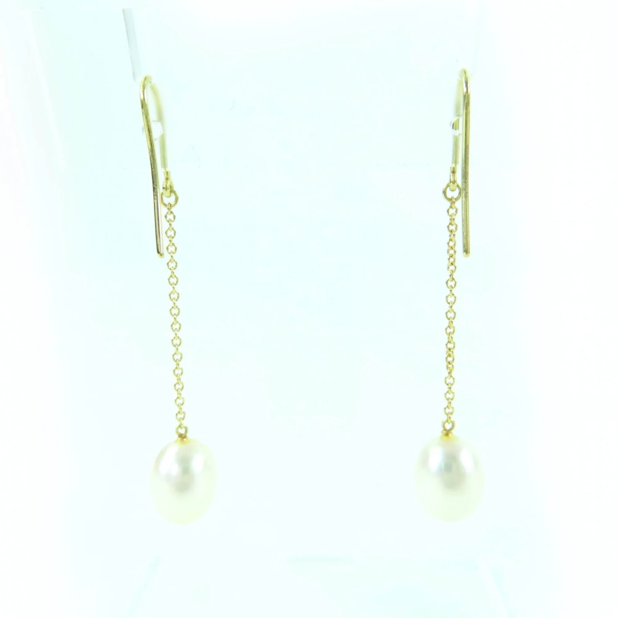 Earrings Pearl 18K Yellow Gold - Image 3